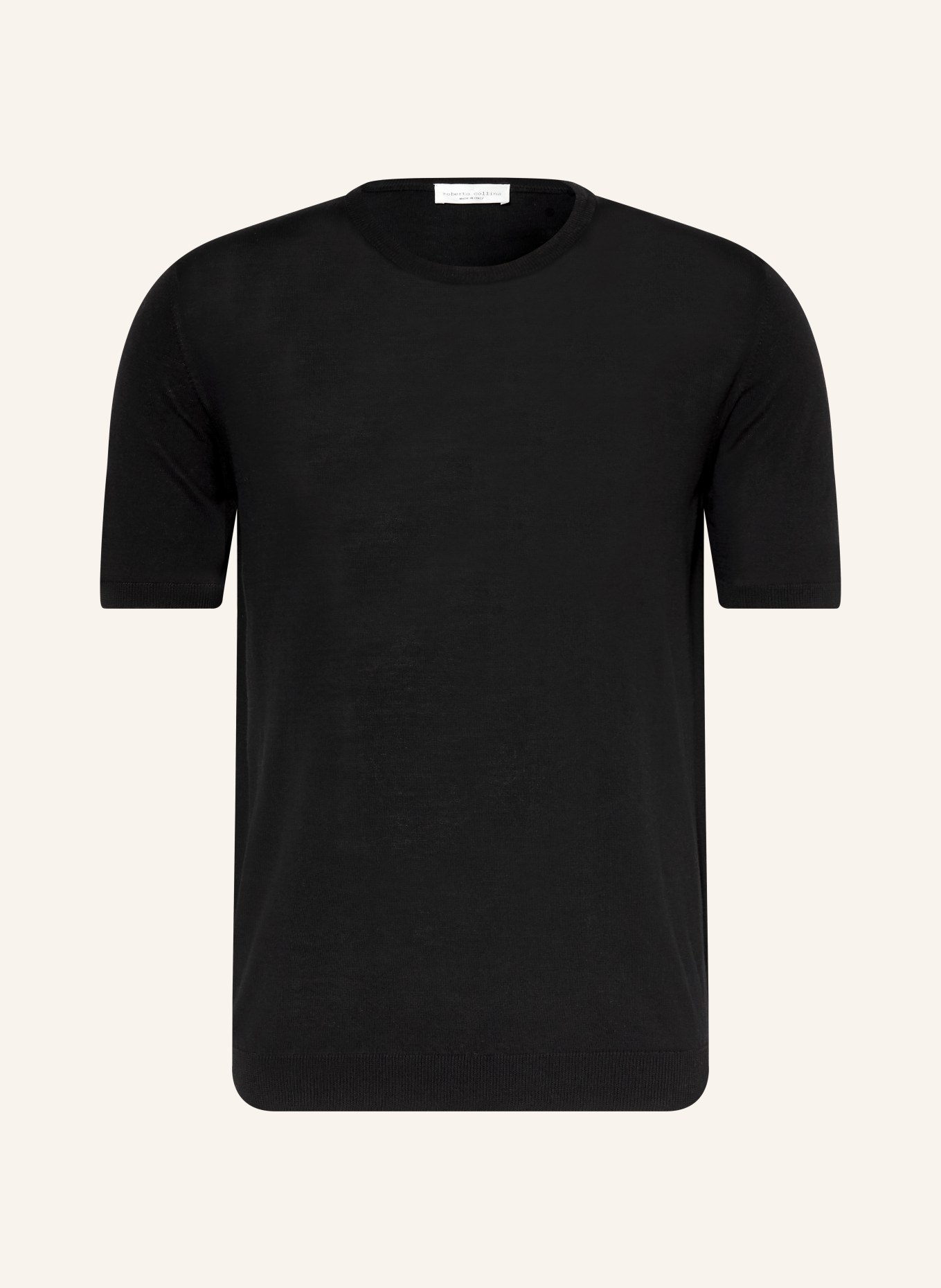 roberto collina Strickshirt: SCHWARZ