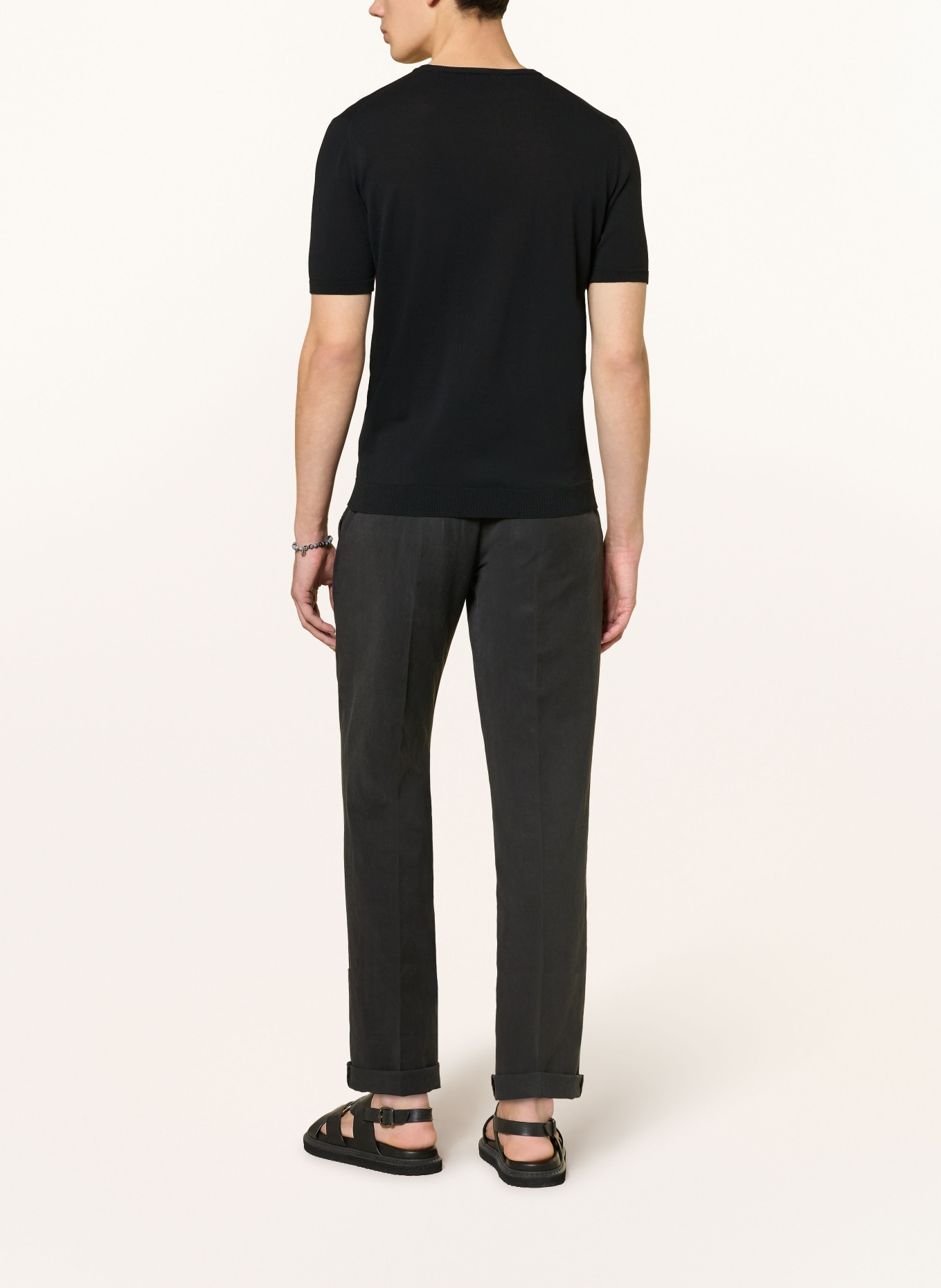 roberto collina Strickshirt: SCHWARZ