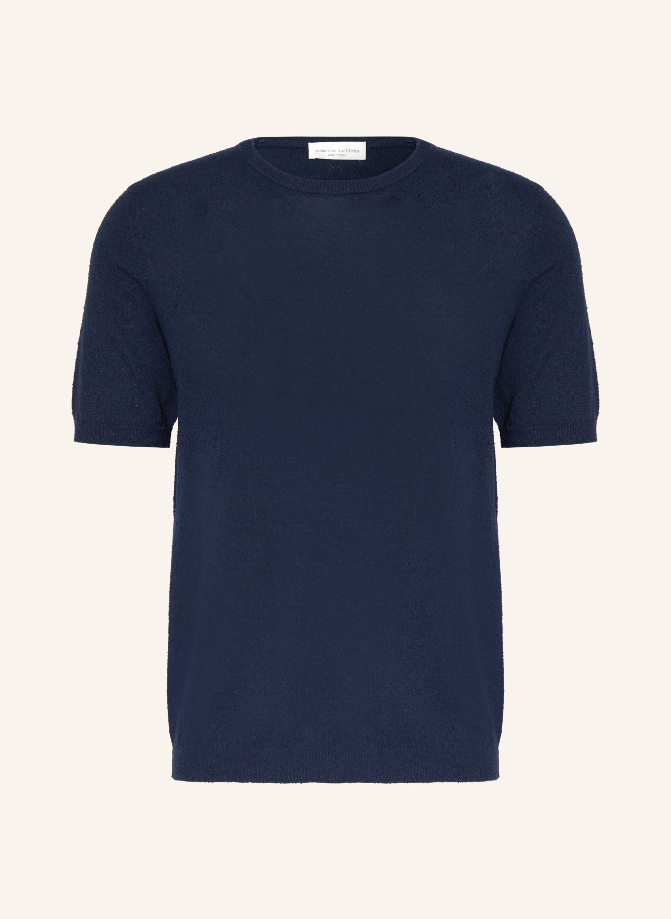 roberto collina Strickshirt: DUNKELBLAU