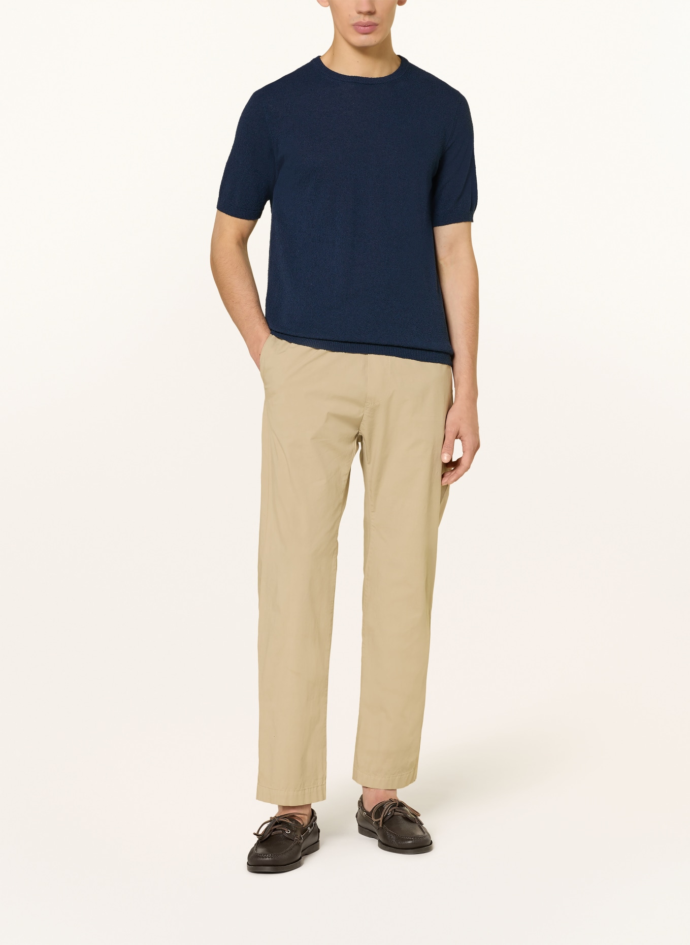 roberto collina Strickshirt: DUNKELBLAU