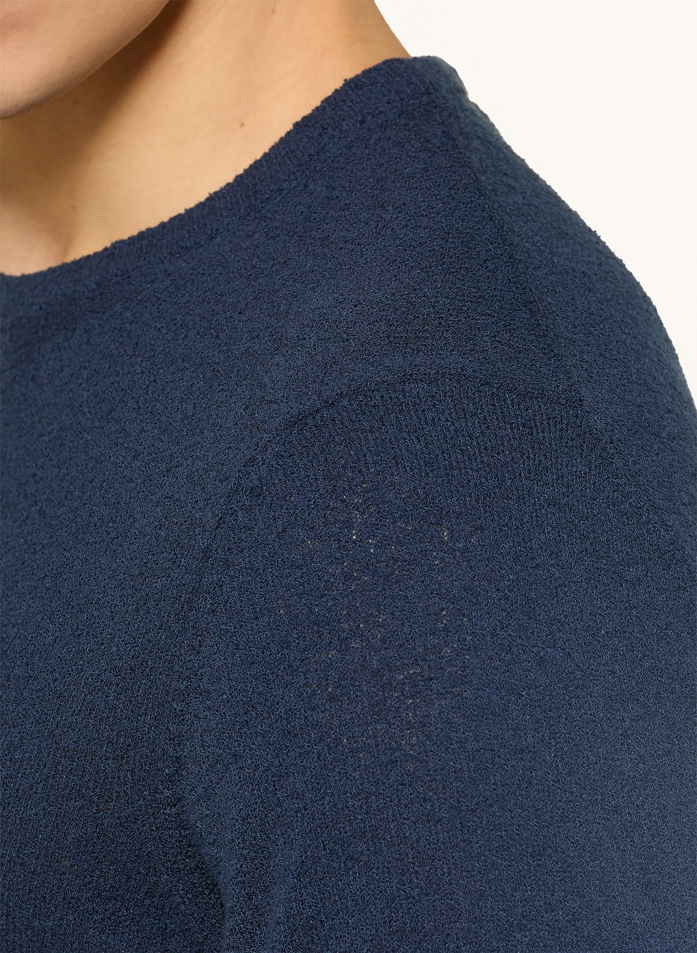 roberto collina Strickshirt: DUNKELBLAU