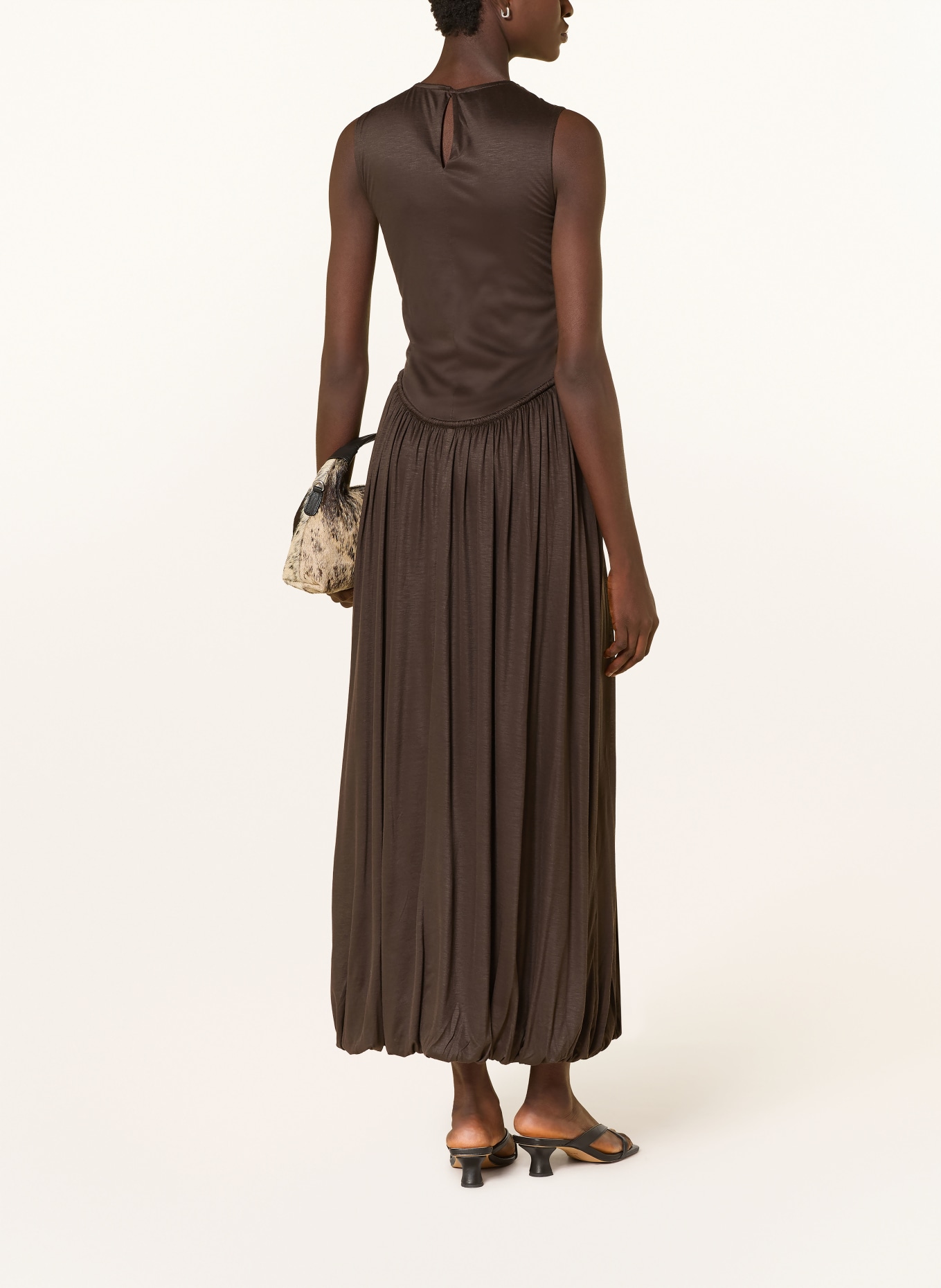 CPH MUSE Jerseykleid CMLAYNA: DUNKELBRAUN