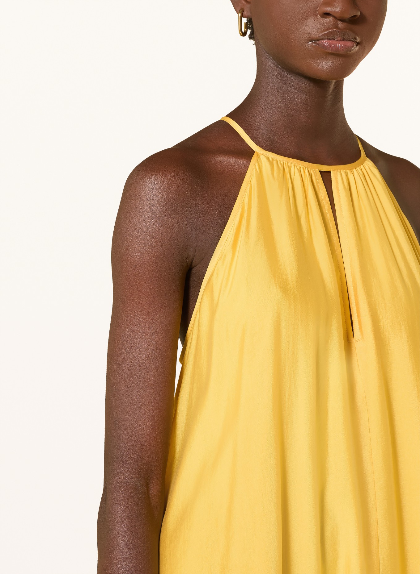 CPH MUSE Kleid CMMOLLY mit Rüschen: GELB