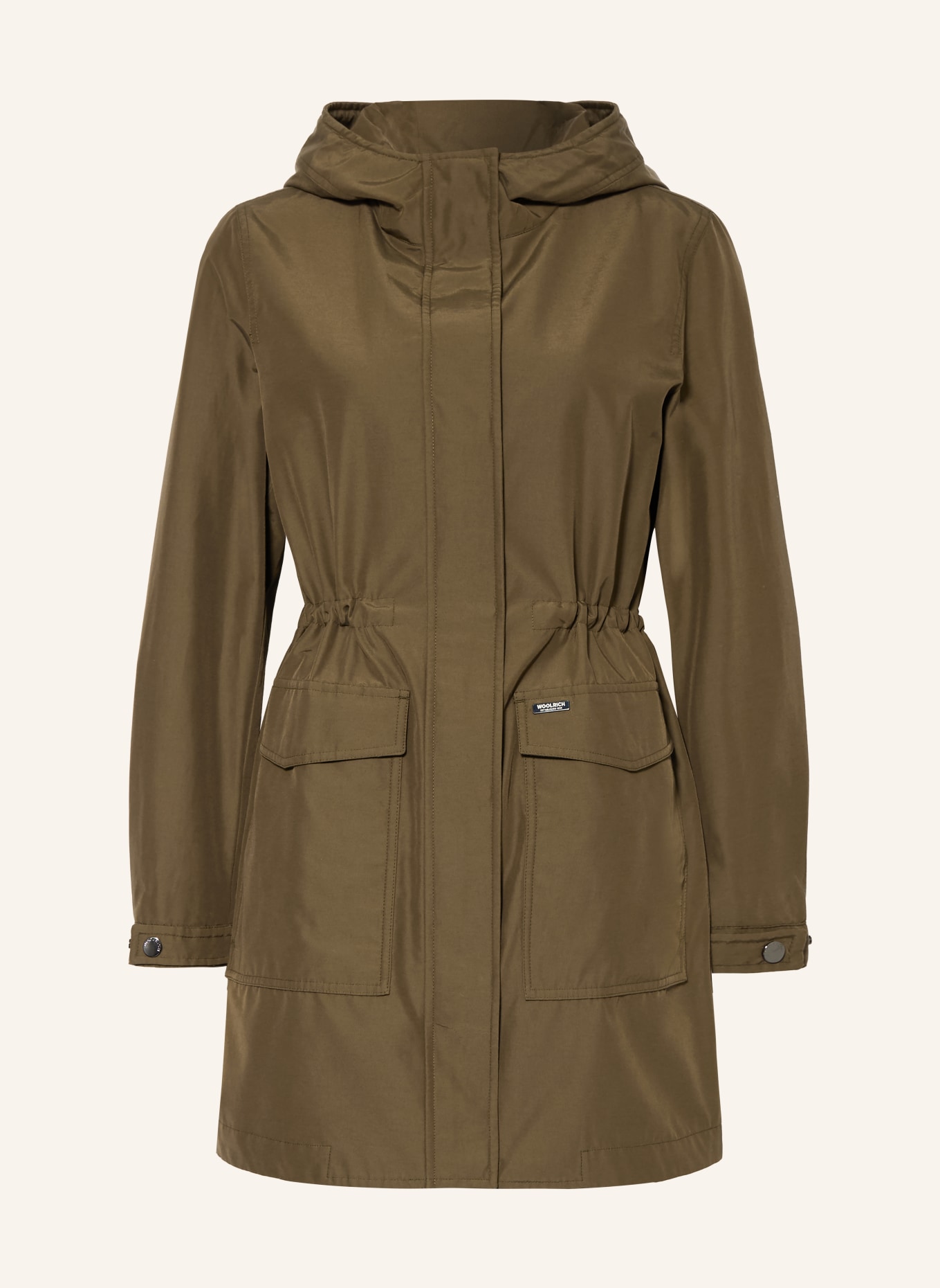 WOOLRICH parka: KHAKI