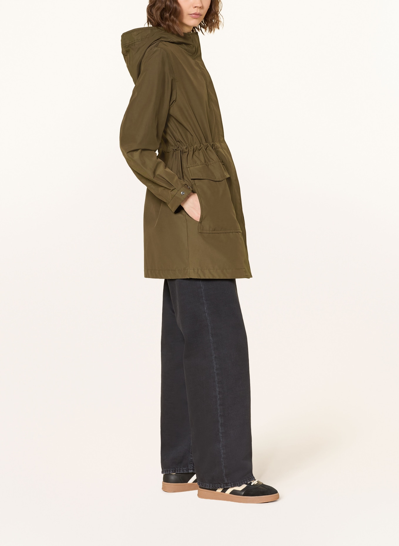 WOOLRICH parka: KHAKI