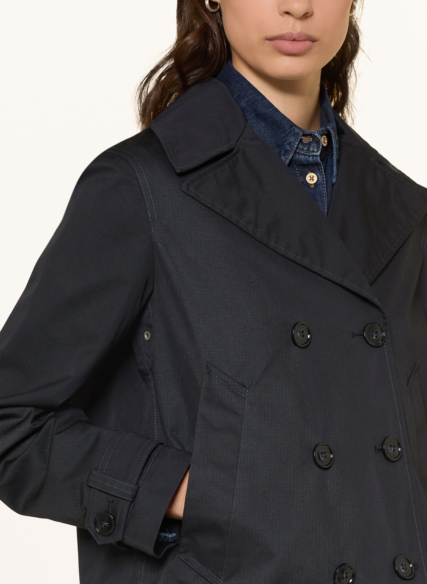 WOOLRICH Cabanjacke: DUNKELBLAU