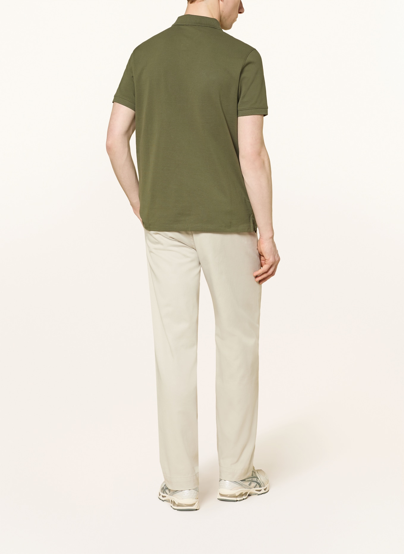 camel active piqué polo shirt: KHAKI