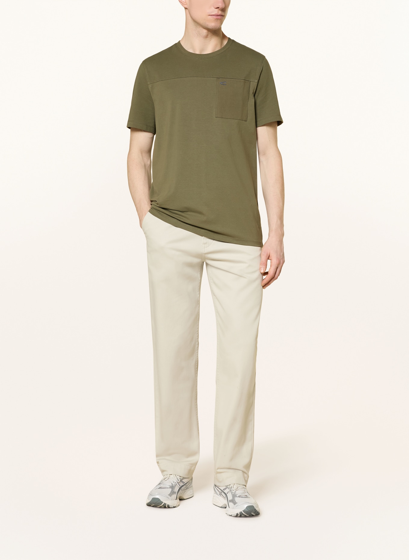camel active T-Shirt: KHAKI