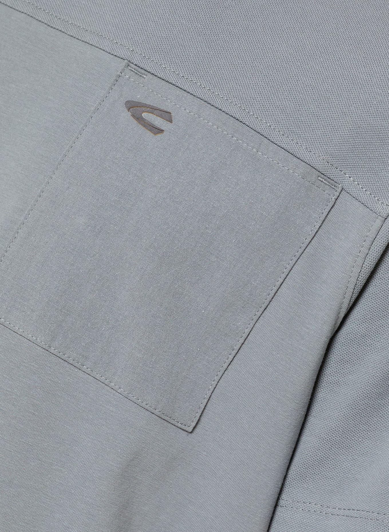 camel active T-Shirt: BLAUGRAU