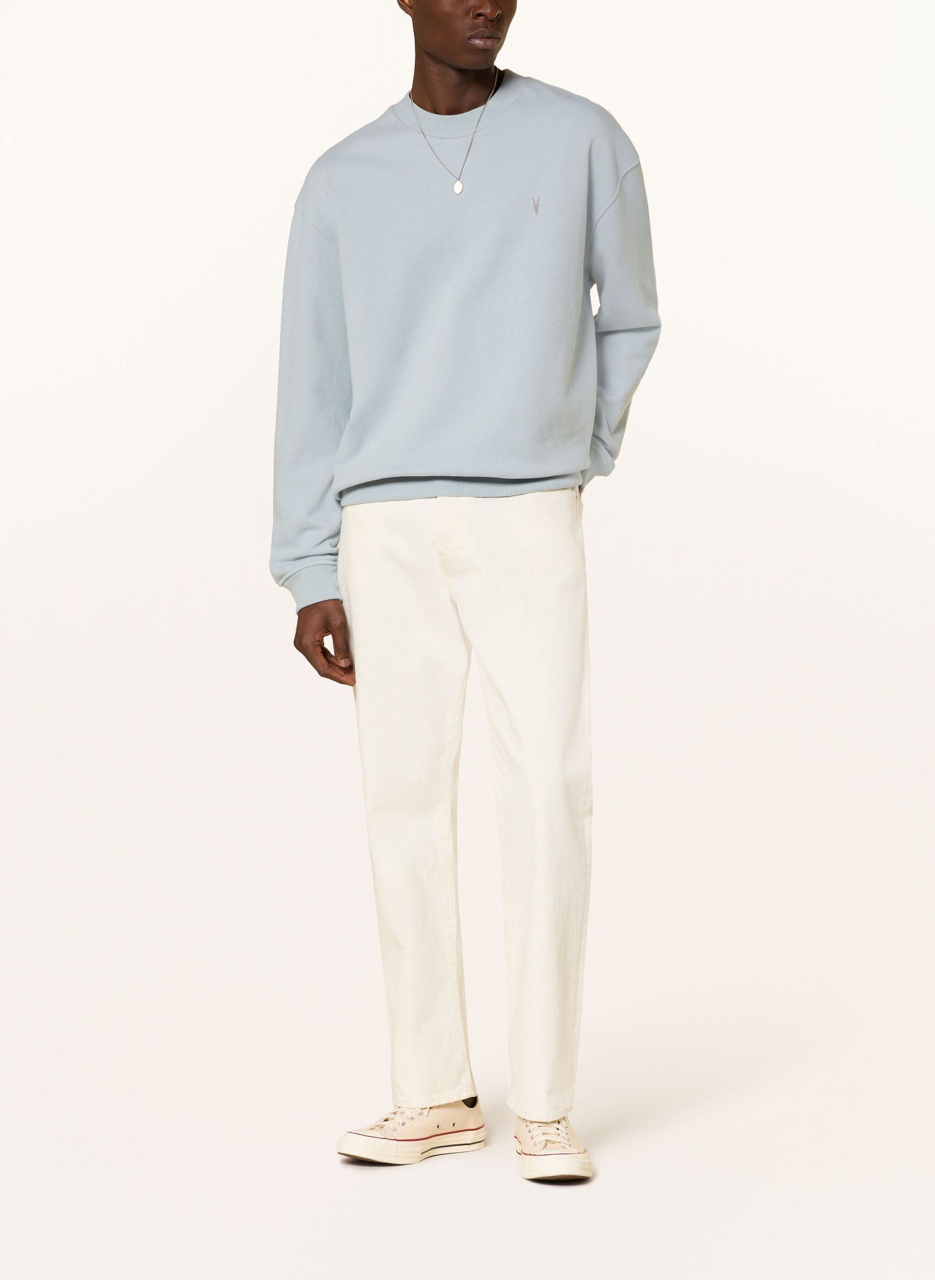 ALLSAINTS ASHER sweatshirt: LIGHT BLUE