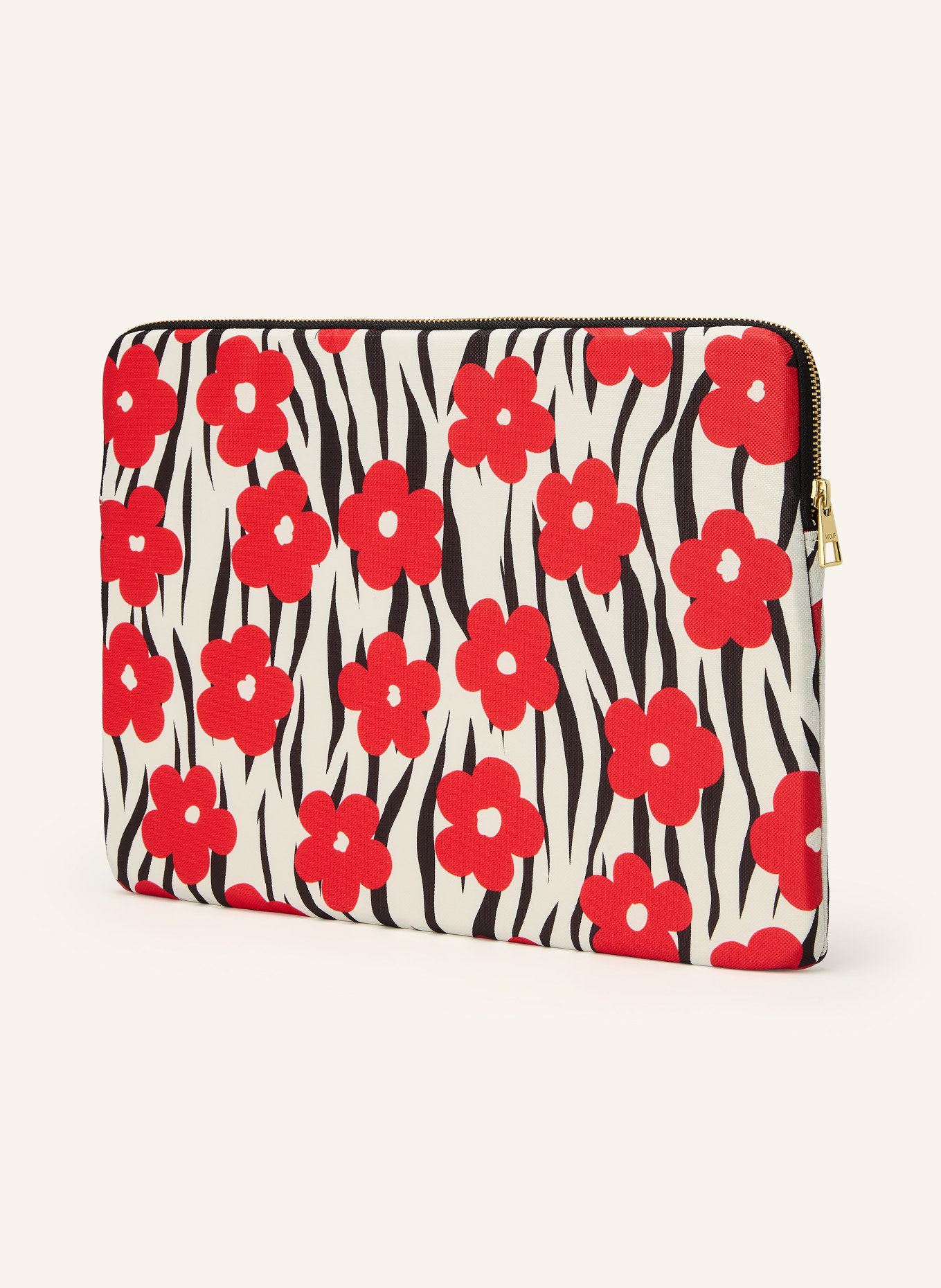 WOUF Laptop-Hülle CUTE: SCHWARZ / GOLD / CREME