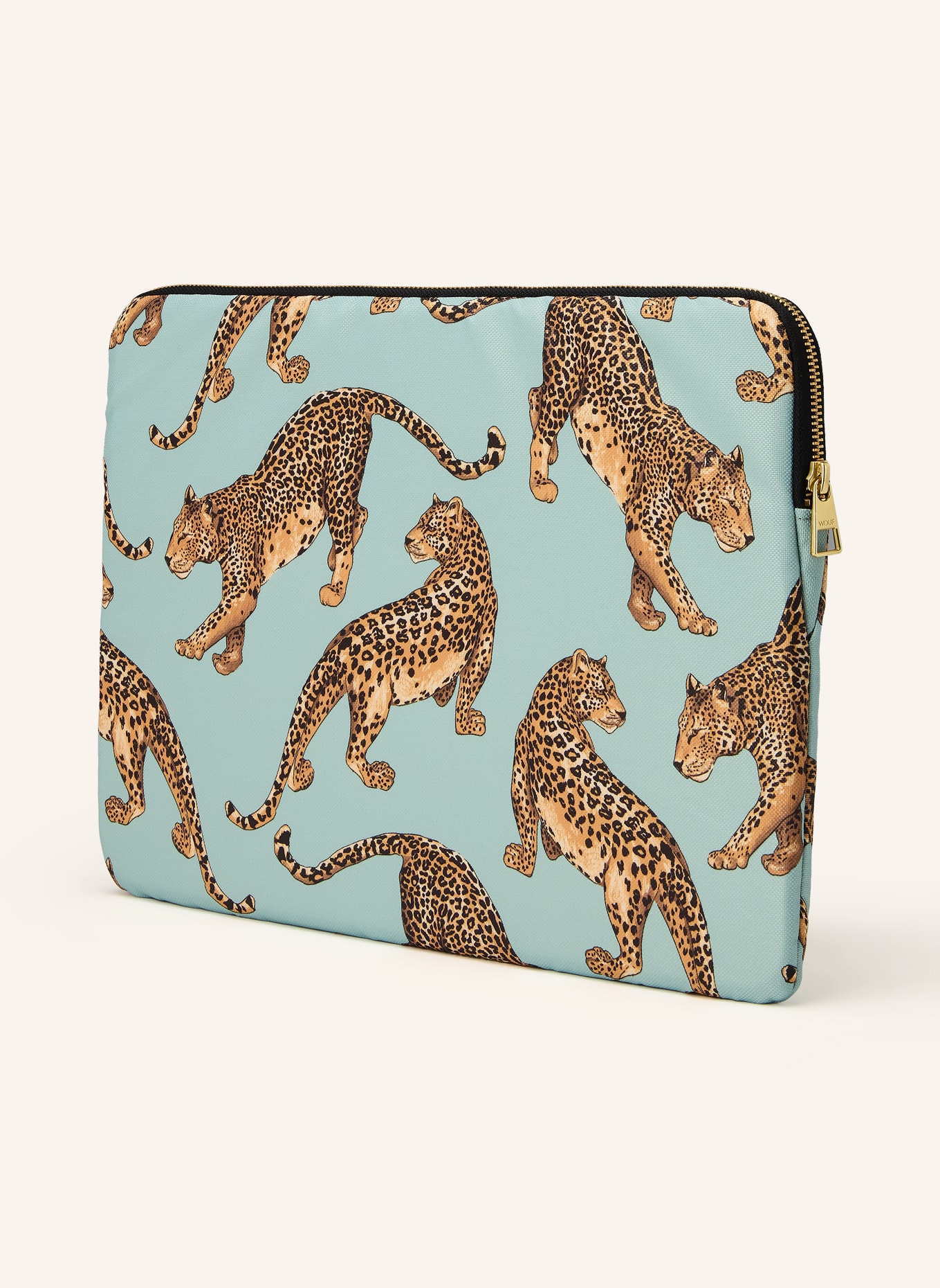 WOUF Laptop-Hülle CUTE: MINT / GOLD / HELLBRAUN
