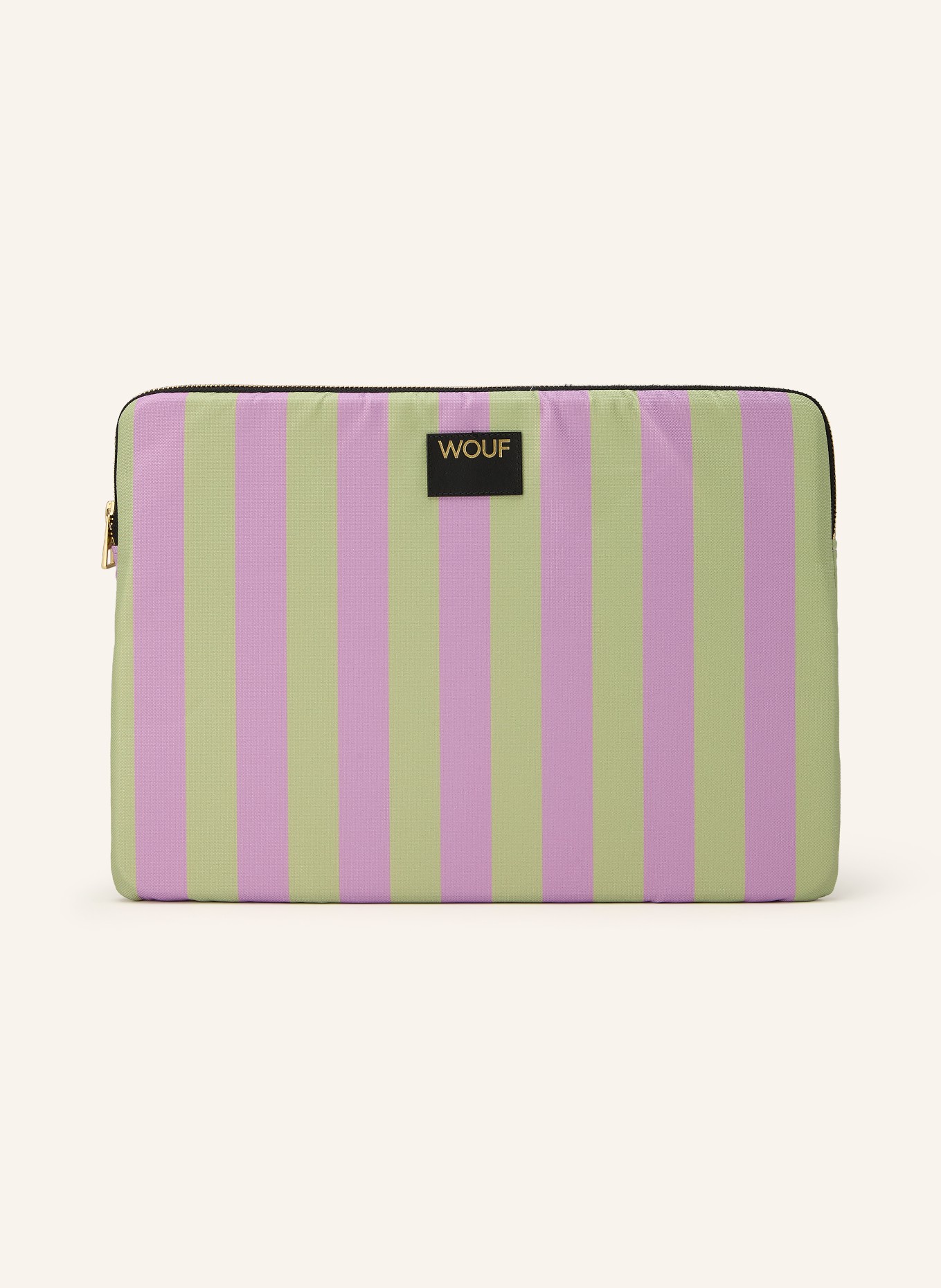 WOUF Laptop-Hülle CUTE: HELLLILA / GOLD / HELLGRÜN