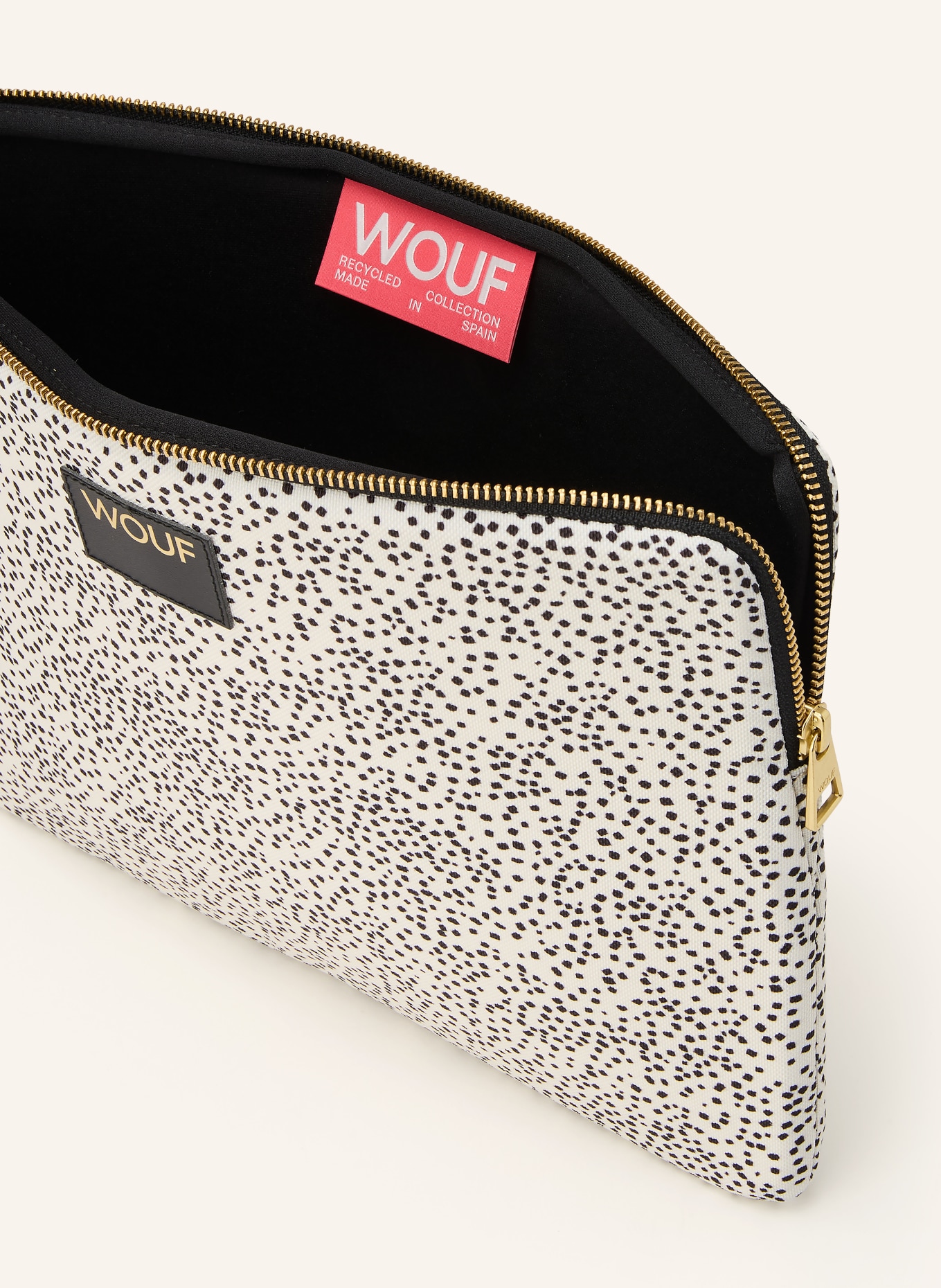 WOUF Pouzdro na notebook ROAR: REŽNÁ / ZLATÁ / ČERNÁ