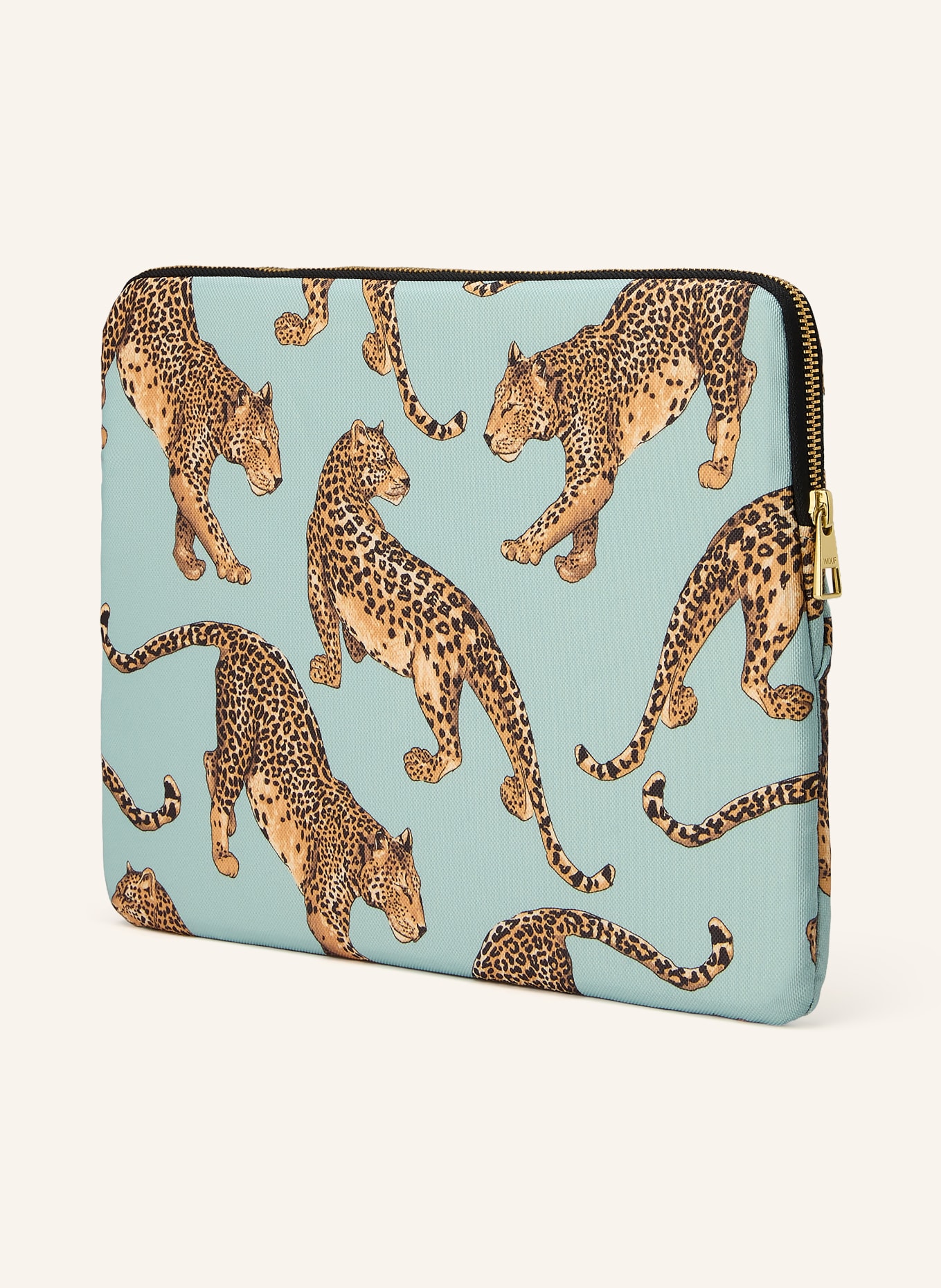 WOUF Pouzdro na notebook ROAR: MÁTOVÁ / ZLATÁ / SVĚTLE HNĚDÁ