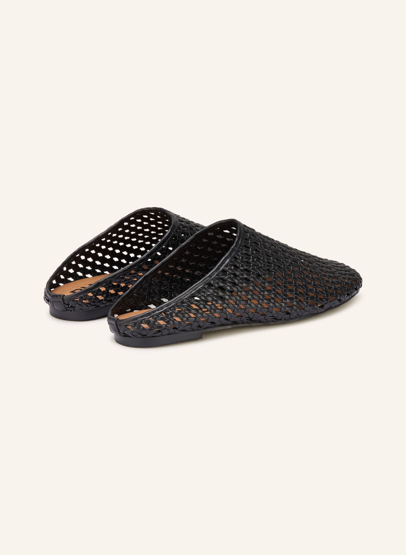 BIANCO Slippers BIANERA: ZWART