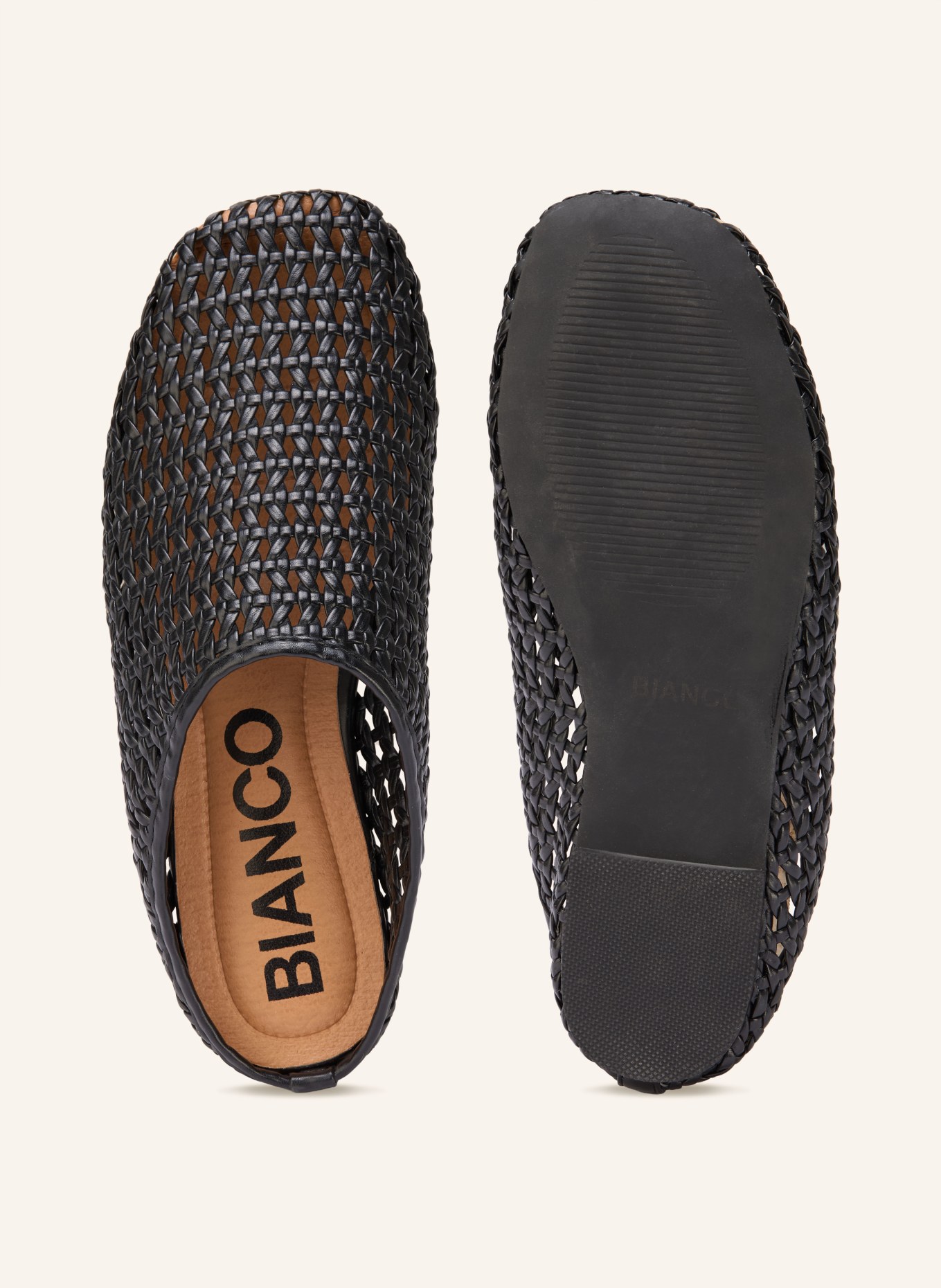 BIANCO Slippers BIANERA: ZWART