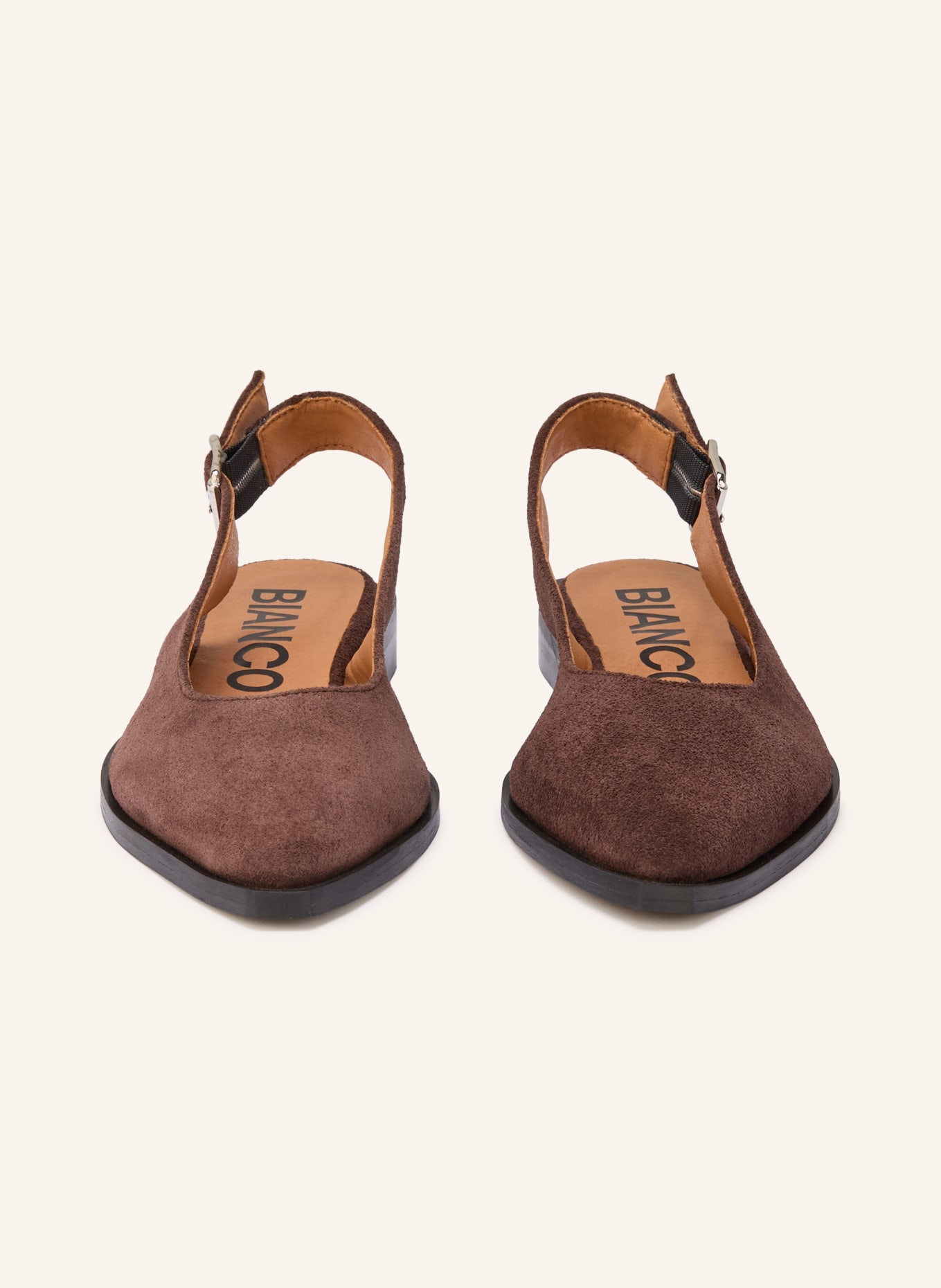 BIANCO Slingballerinas BIAVICTORIA: DUNKELBRAUN