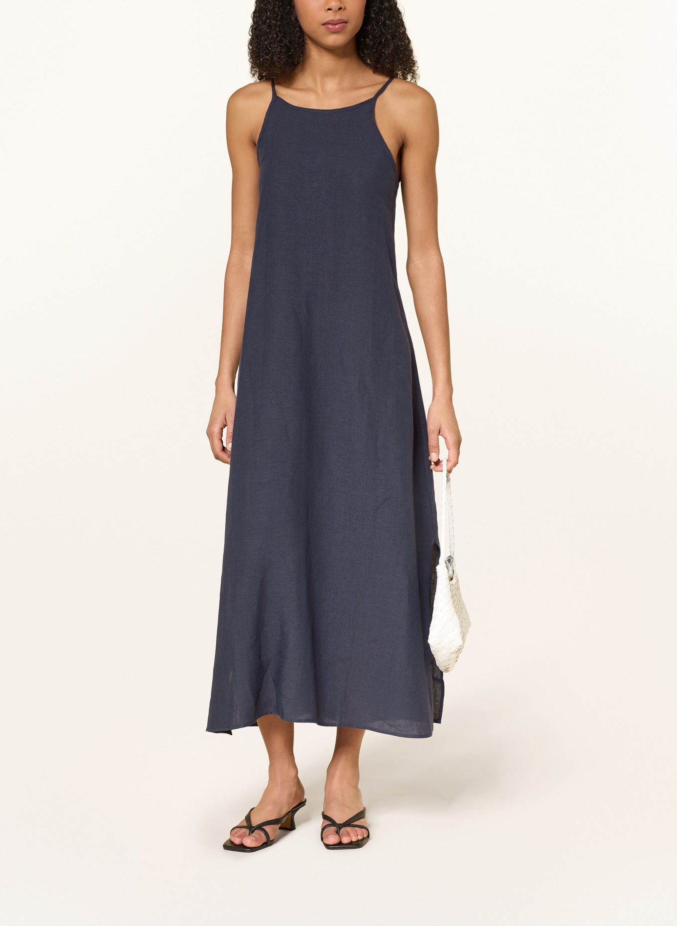 arkitaip TRUDE linen dress: DARK BLUE