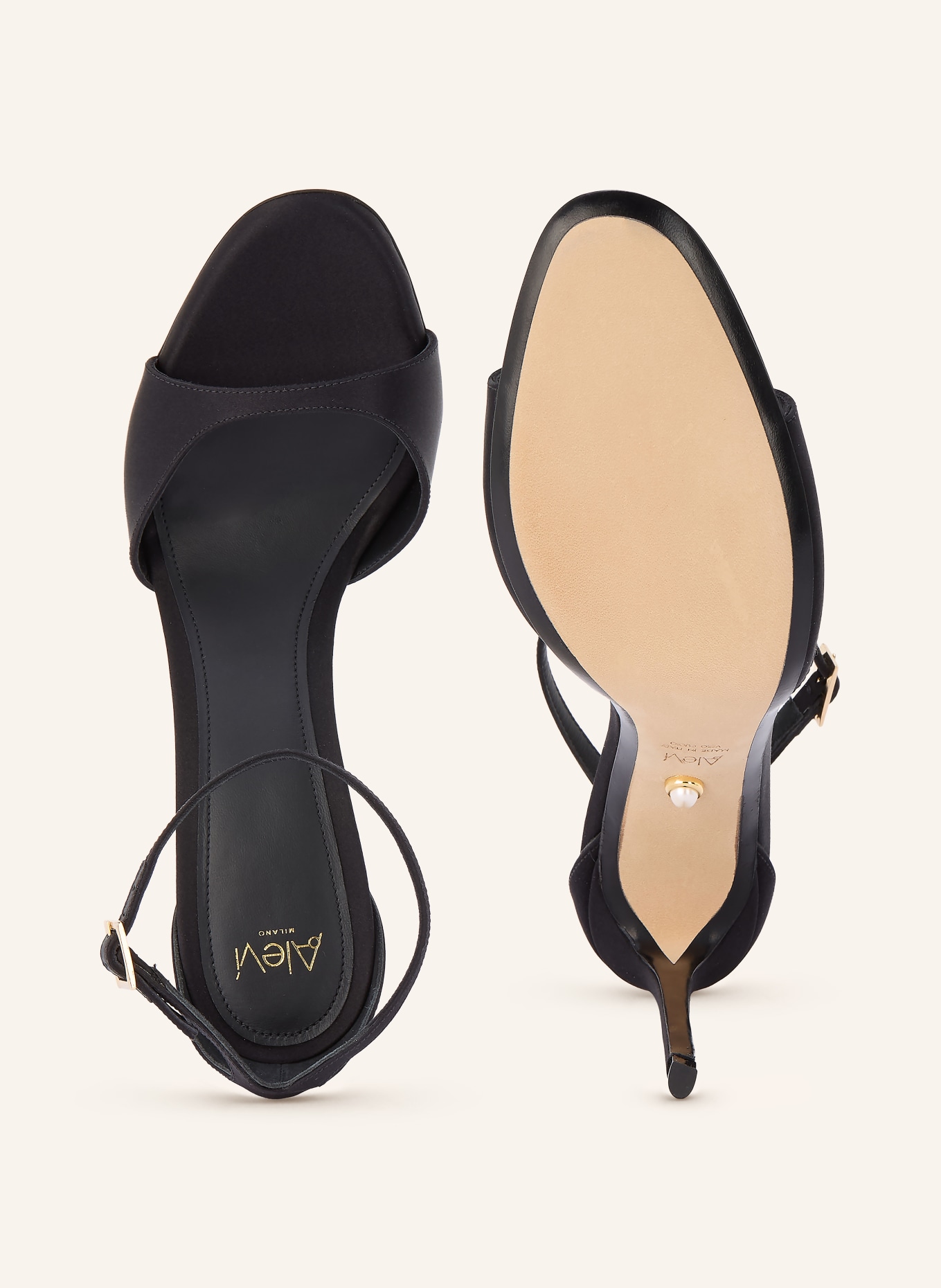 ALEVI Sandały BAR: CZARNY