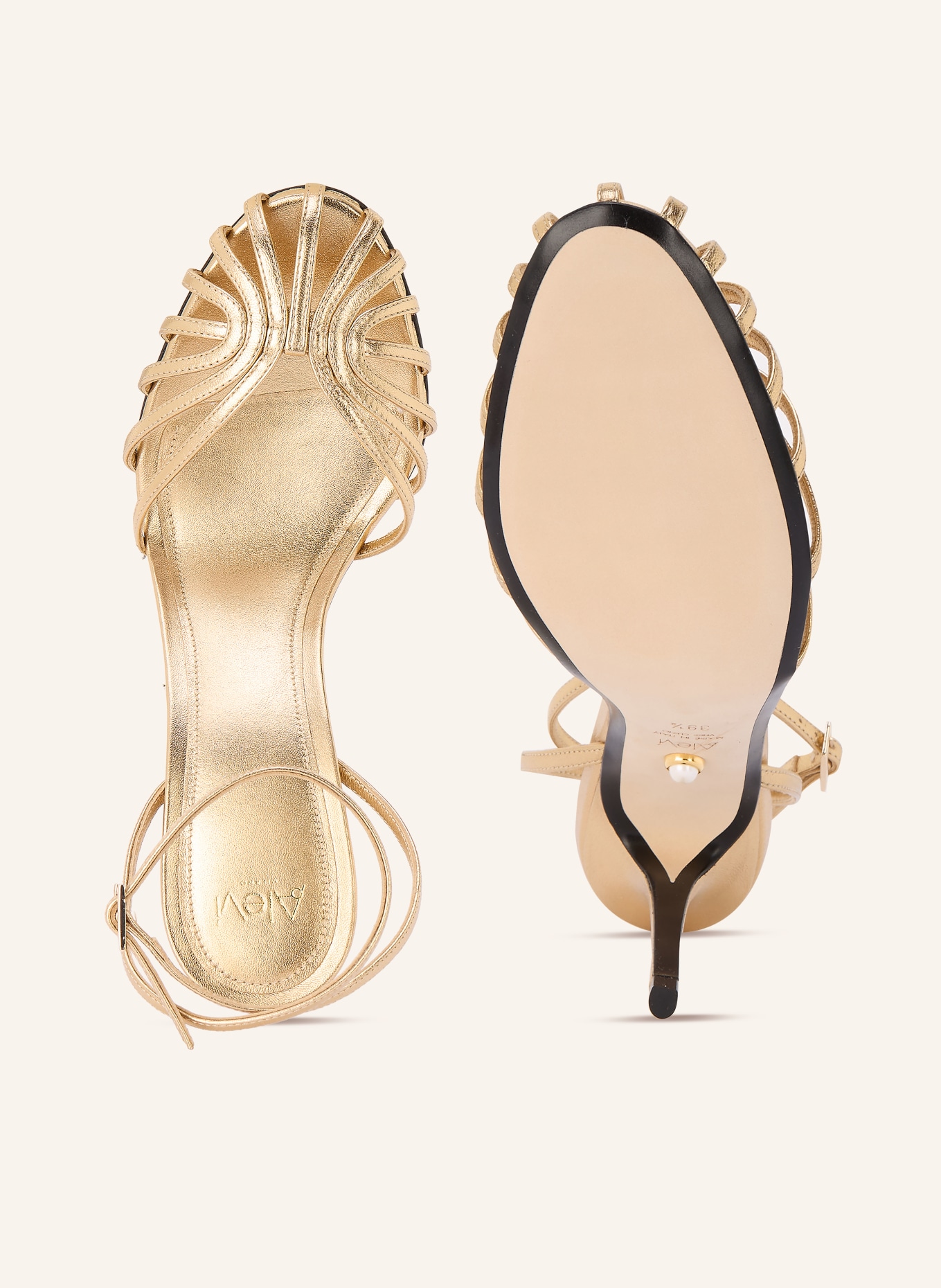 ALEVI BLAKE sandals: GOLD