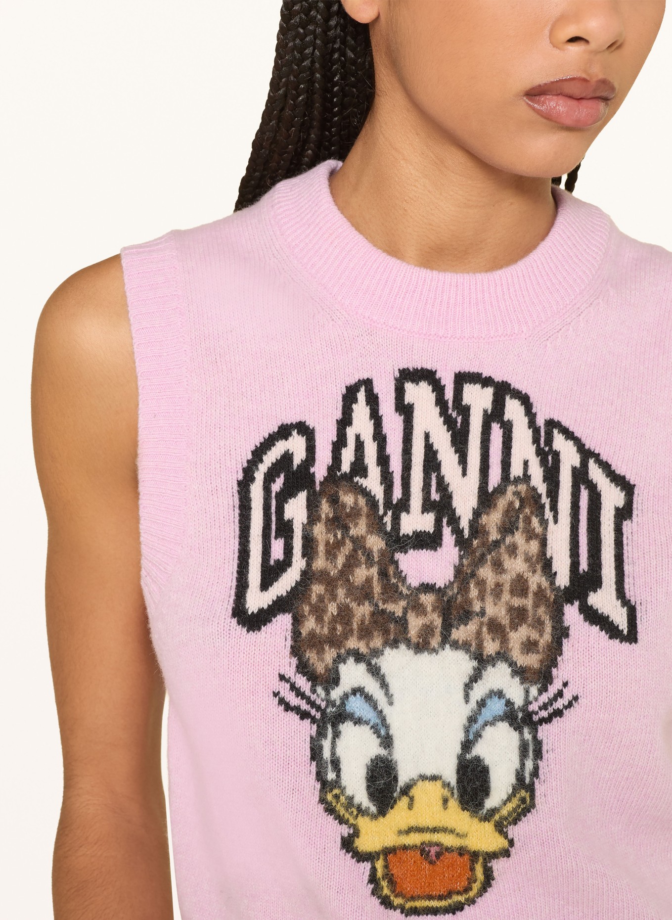 GANNI bezrukávník: STARORŮŽOVÁ / ŽLUTÁ / BÍLÁ