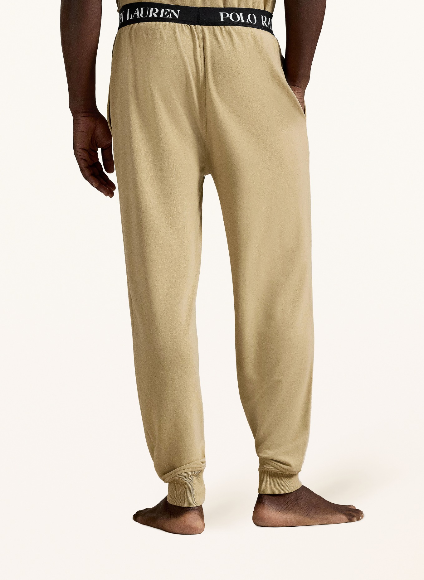 POLO RALPH LAUREN Lounge-Hose: CAMEL / WEISS / SCHWARZ