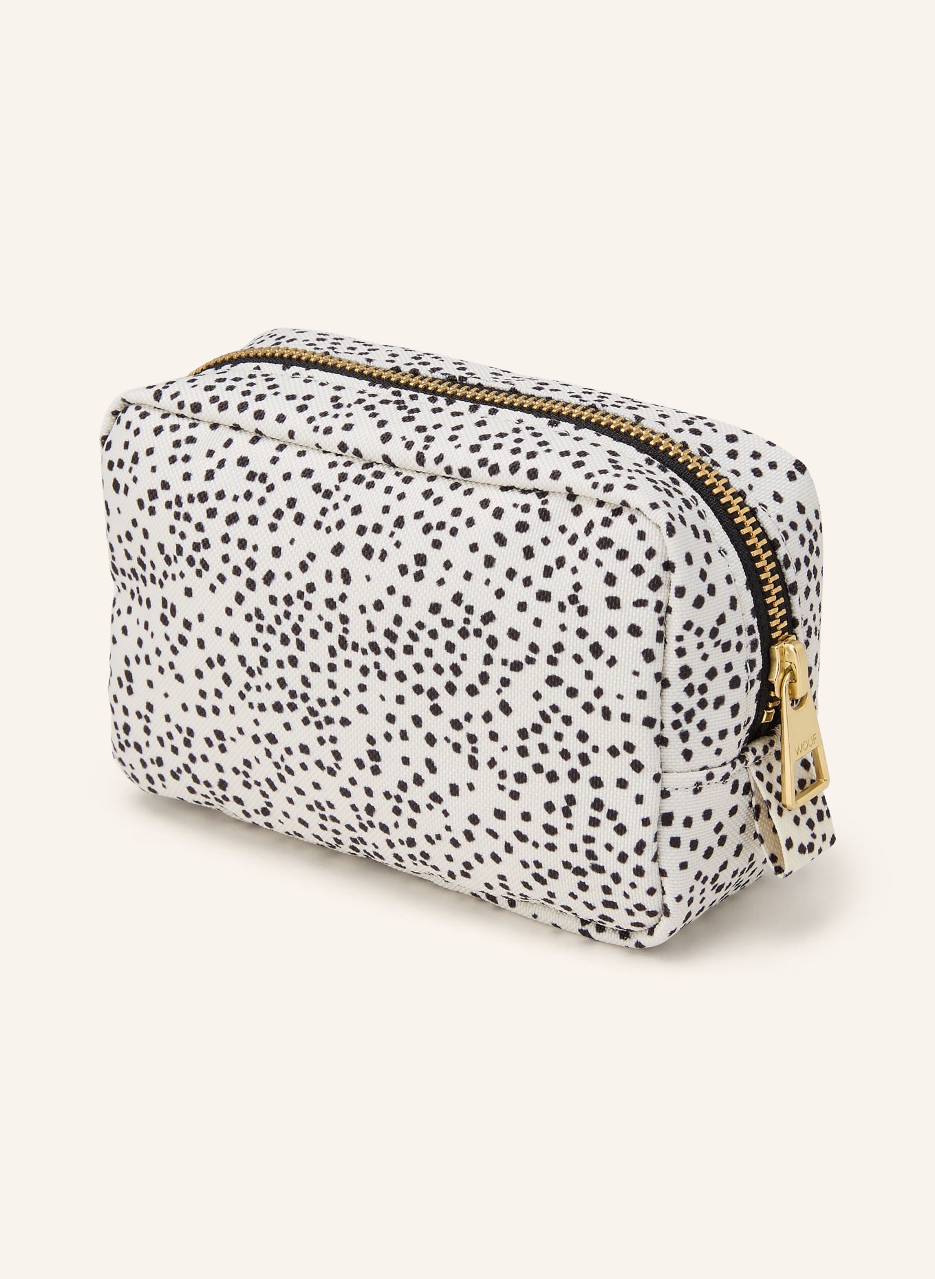 WOUF Kosmetiktasche PANNA: ECRU / GOLD / SCHWARZ