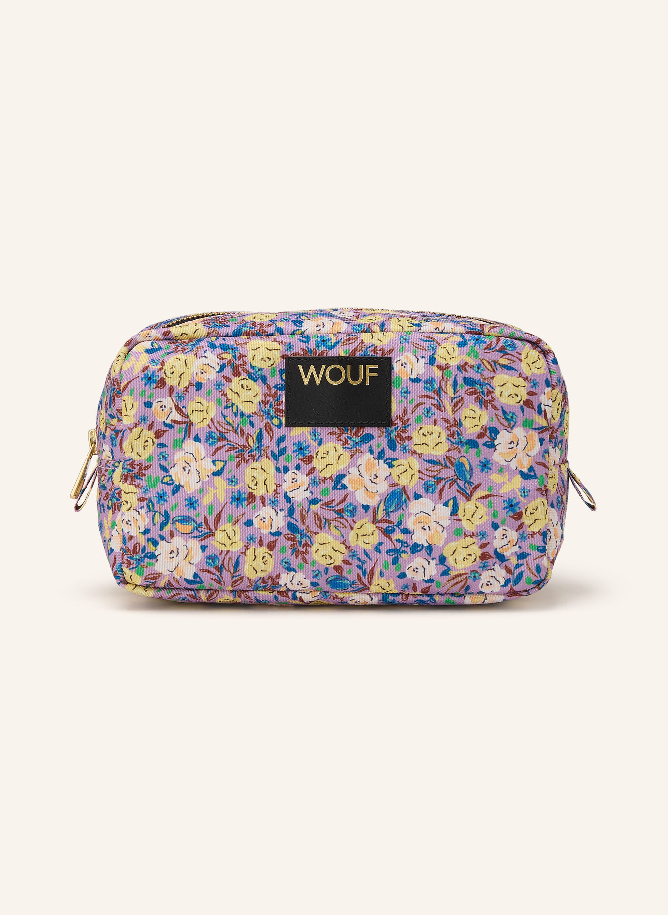 WOUF SUNDANCE cosmetic bag: LIGHT PURPLE / GOLD / YELLOW