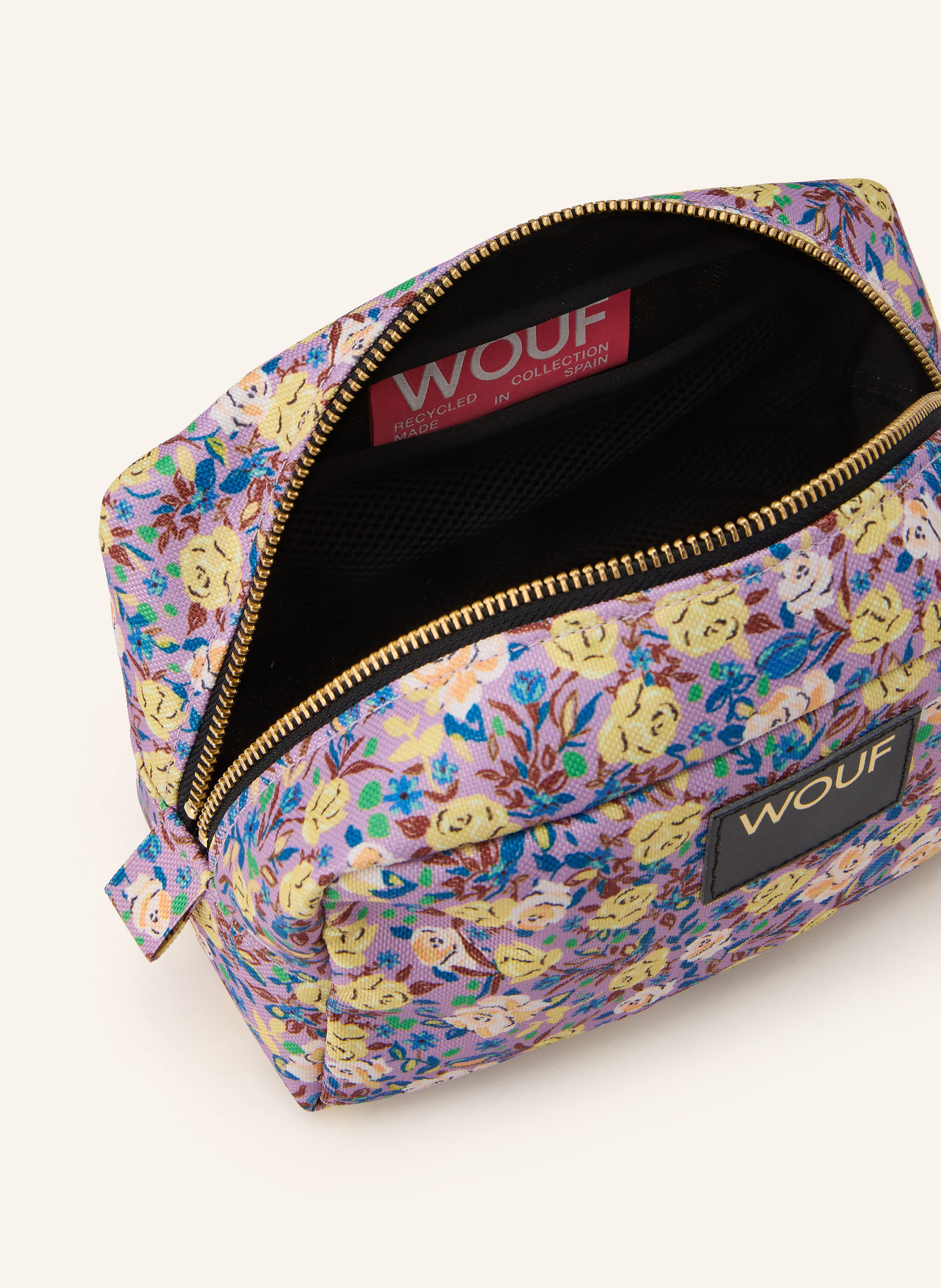 WOUF SUNDANCE cosmetic bag: LIGHT PURPLE / GOLD / YELLOW