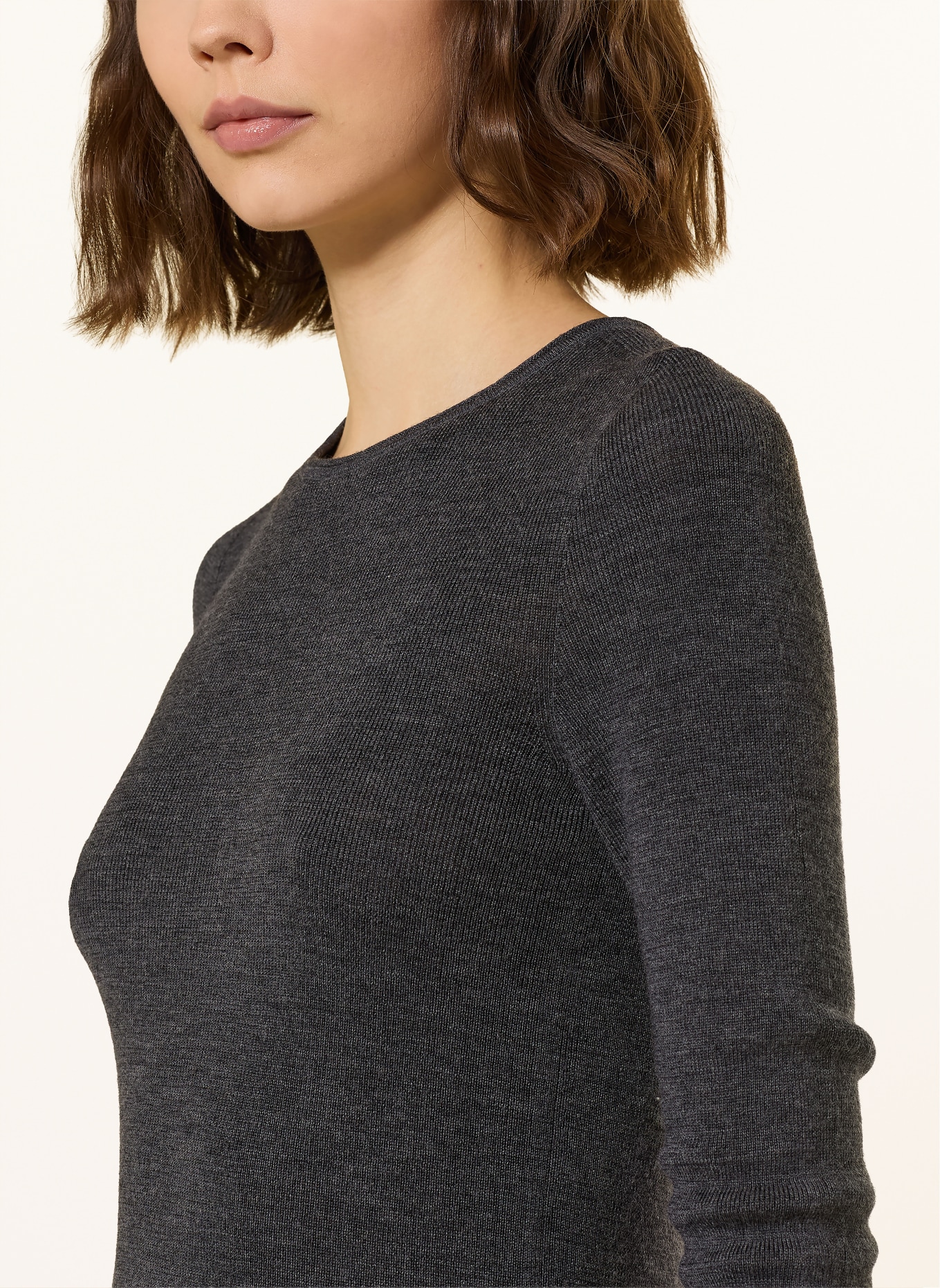 COS Merino wool sweater: DARK GRAY