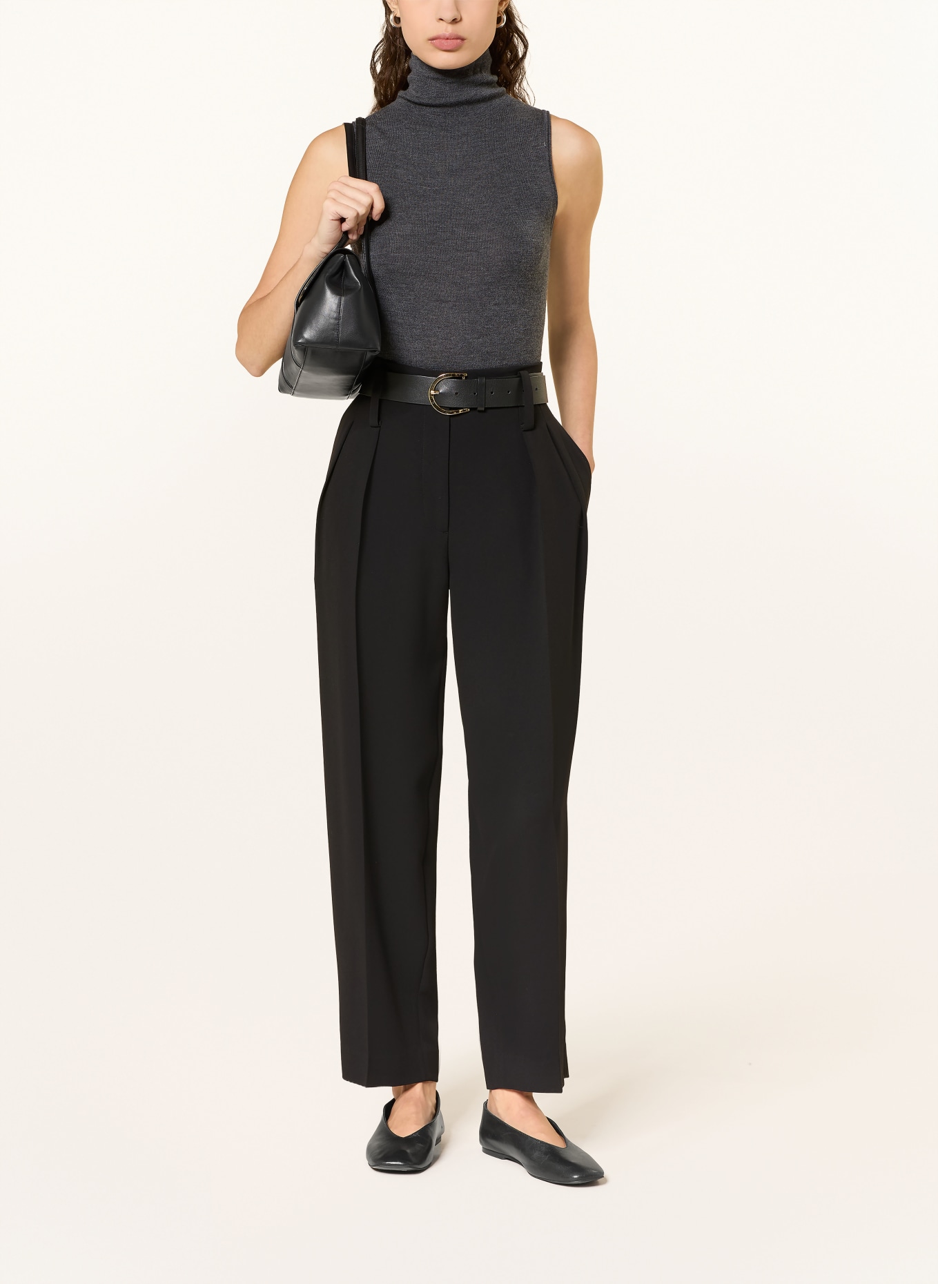 COS knit top: DARK GRAY