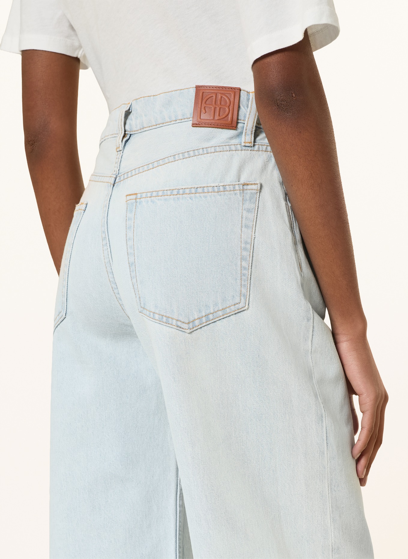 ANINE BING Wide Leg Jeans LEWIS: LUCID BLUE WASHED BLUE