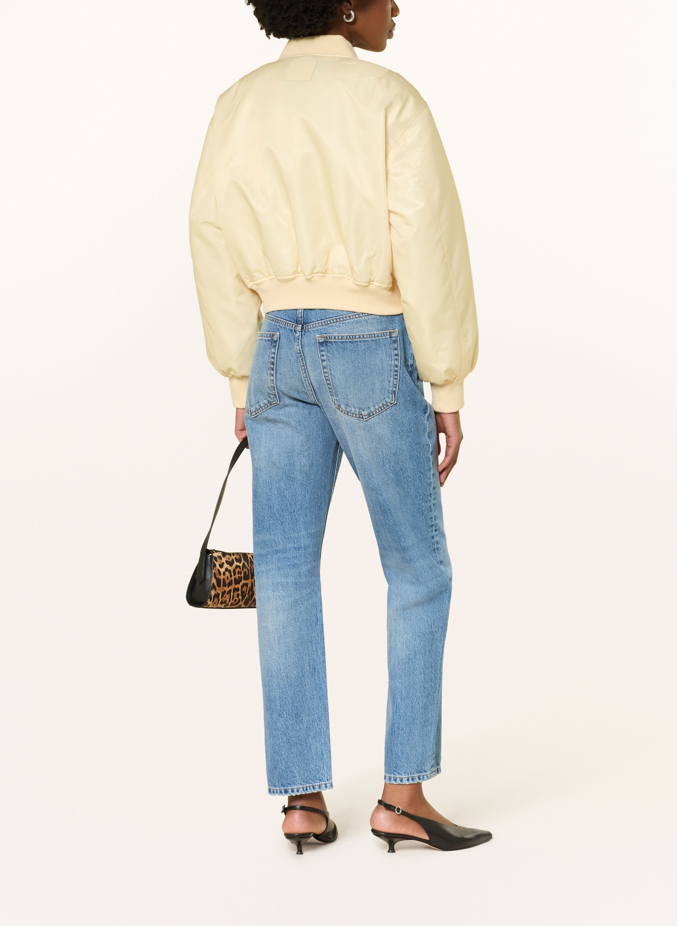 ANINE BING Straight jeans KATE: TIDAL BLUE WASHED BLUE