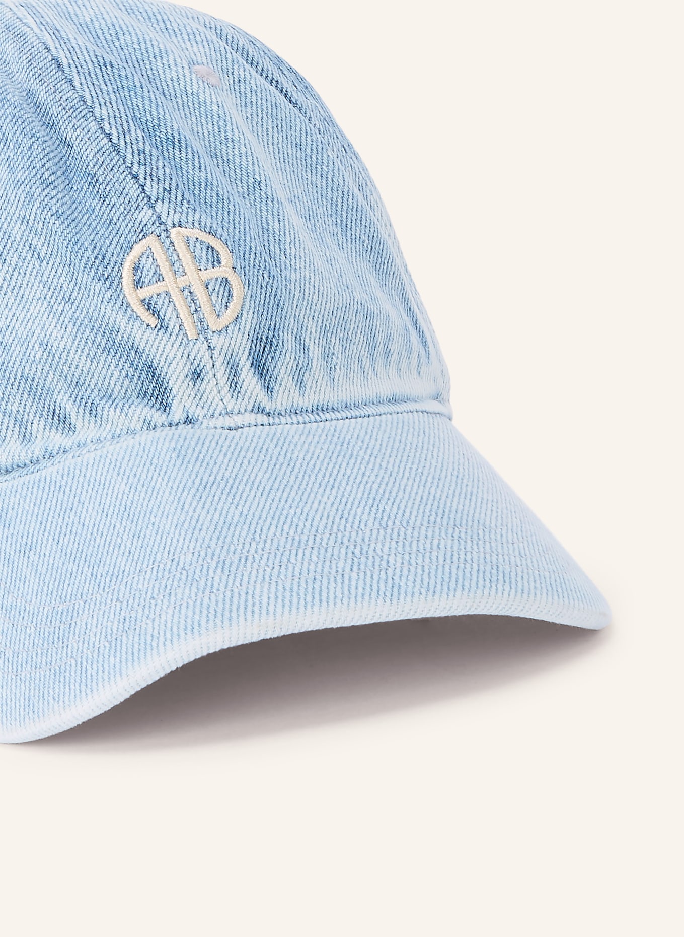 ANINE BING Jeans-Cap JEREMY: HELLBLAU
