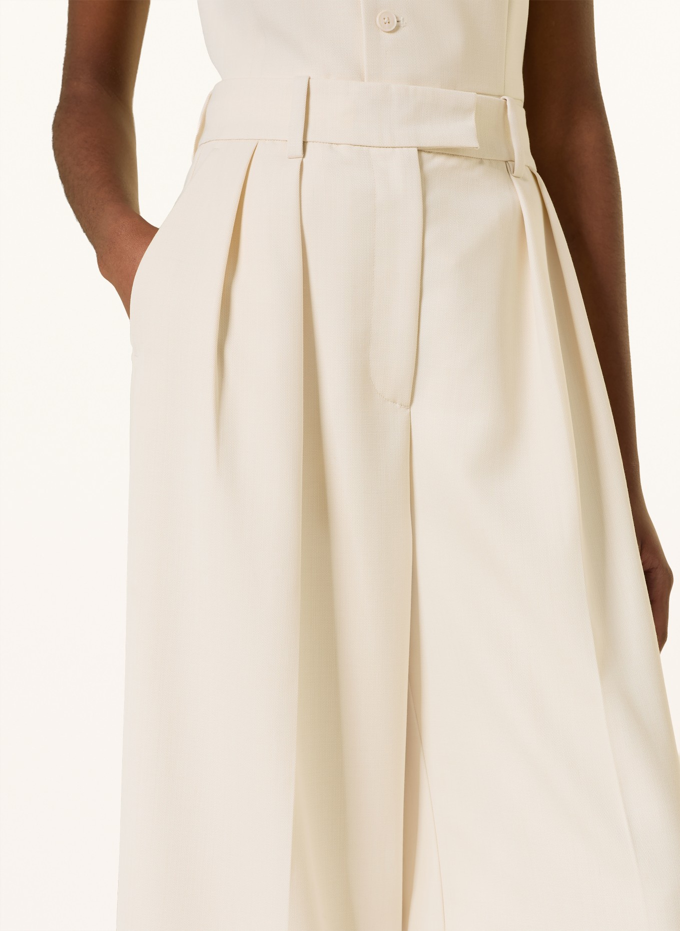 ANINE BING Marlenehose LOU: CREME