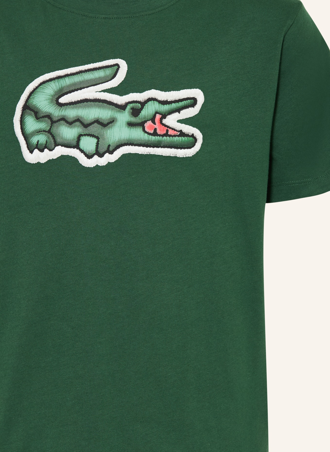 LACOSTE T-Shirt: GRÜN