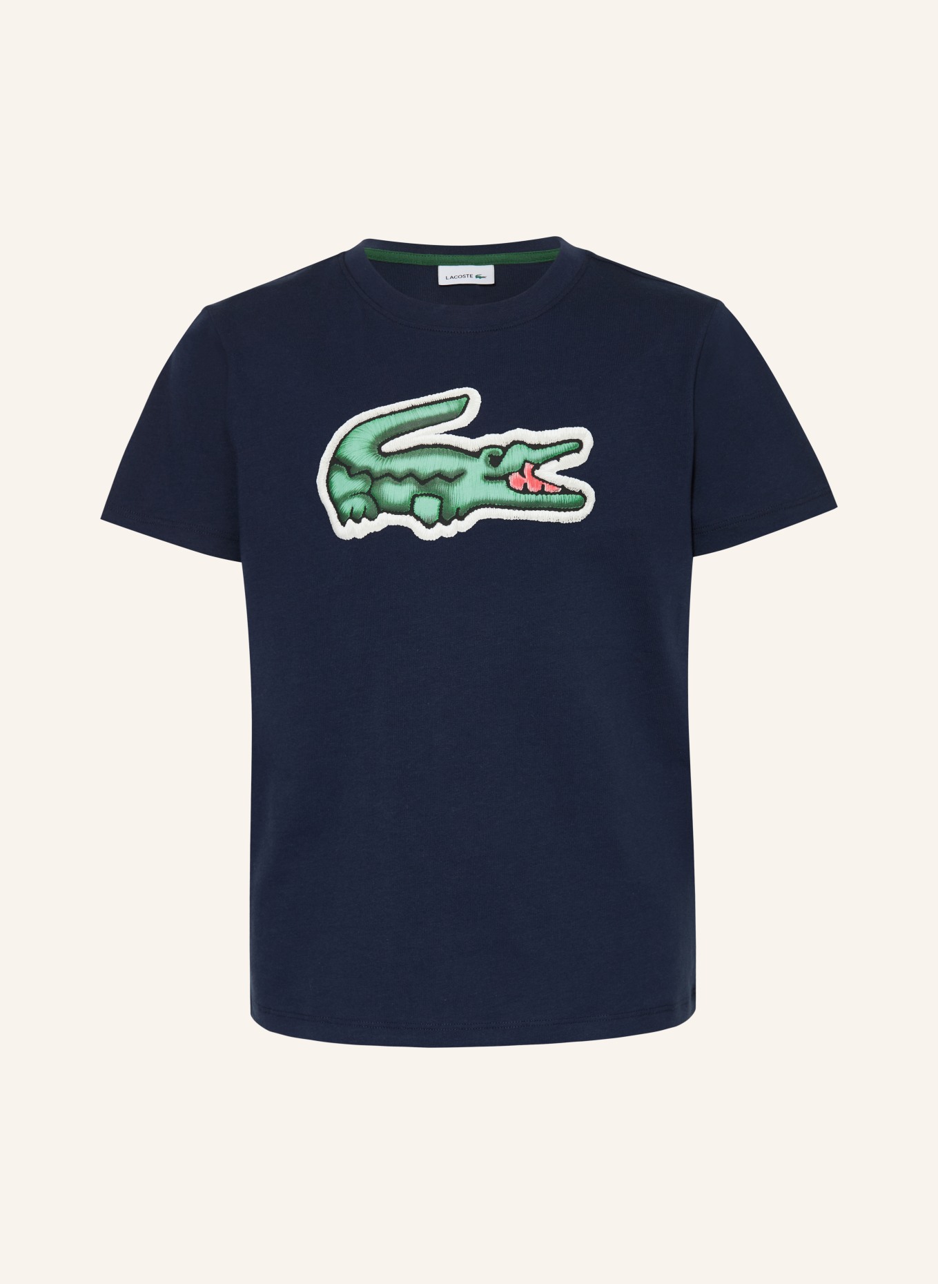 LACOSTE T-Shirt: DUNKELBLAU