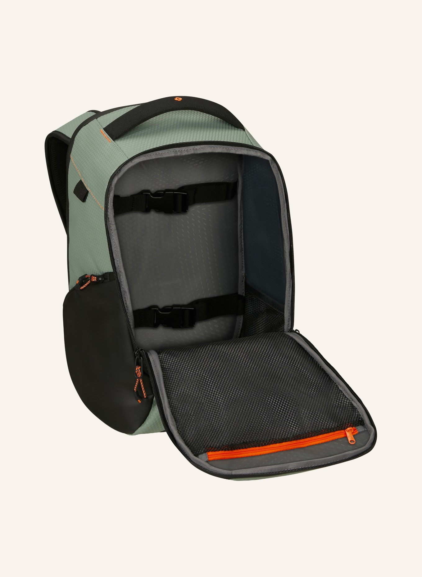 Samsonite Rucksack ECODIVER XS 19 l mit Laptop-Fach: GRÜN / SCHWARZ