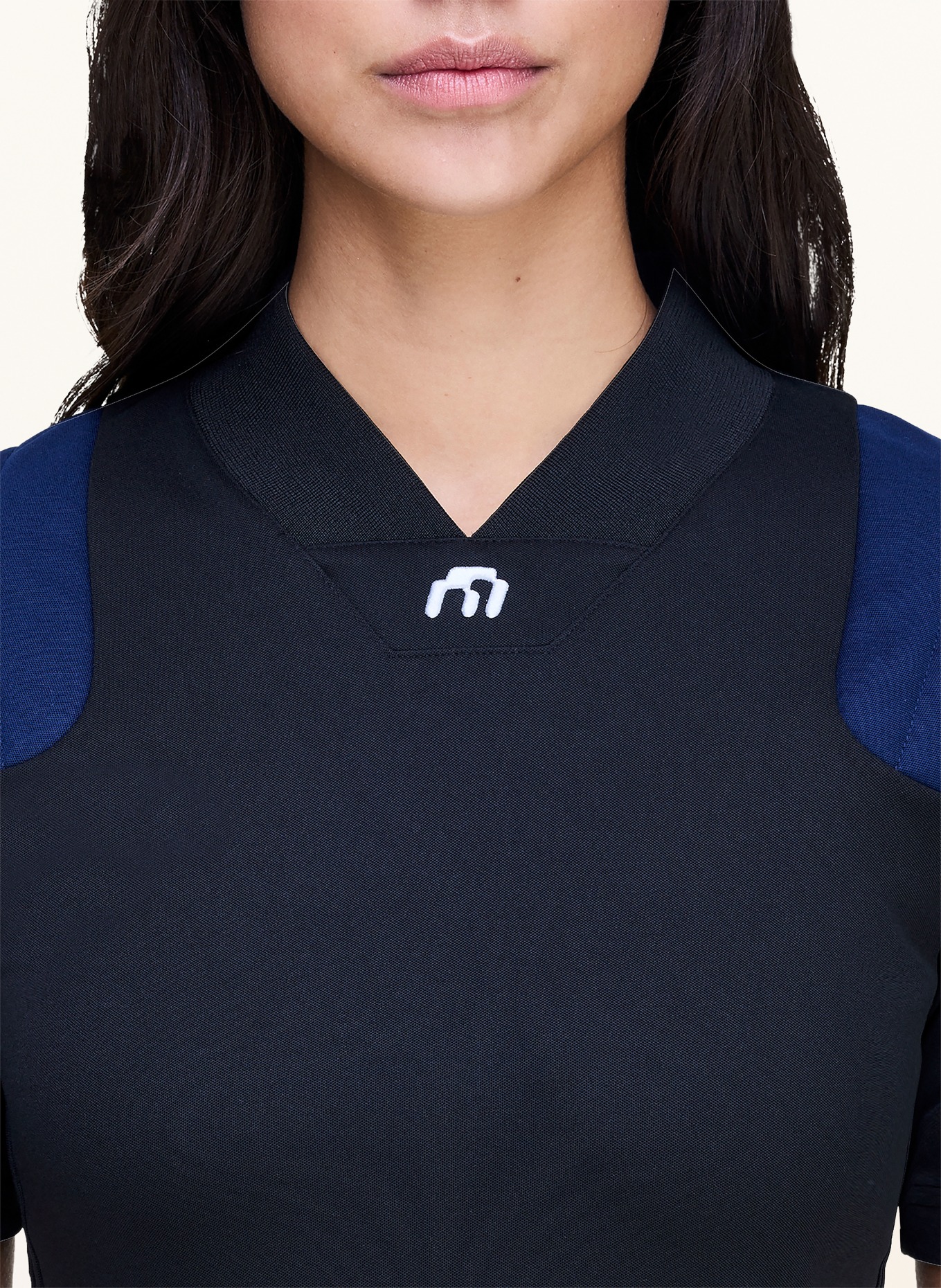 adidas Šaty MIAOU: ČERNÁ / TMAVĚ MODRÁ / BÍLÁ