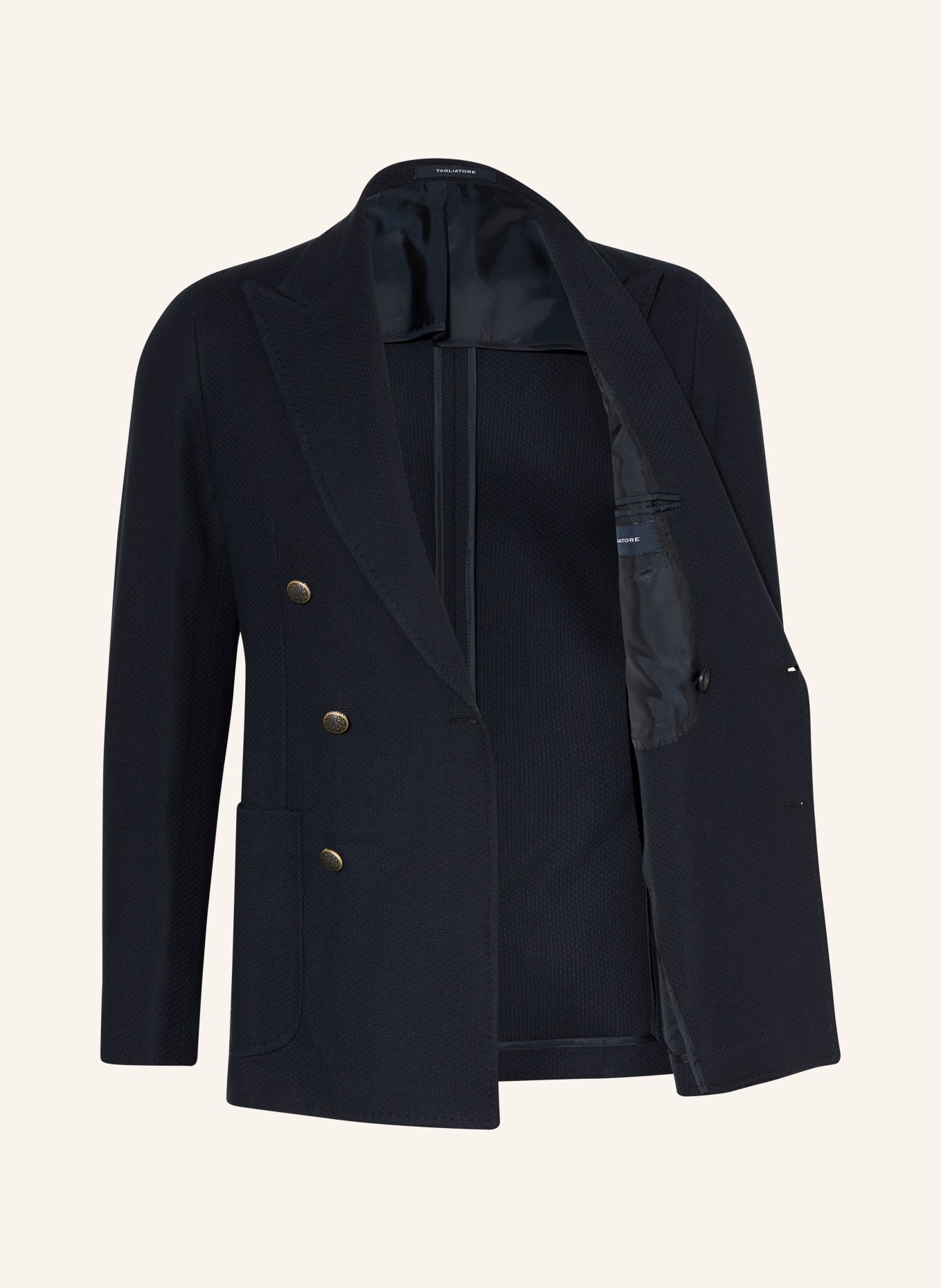 TAGLIATORE Jersey jacket, extra slim fit: DARK BLUE