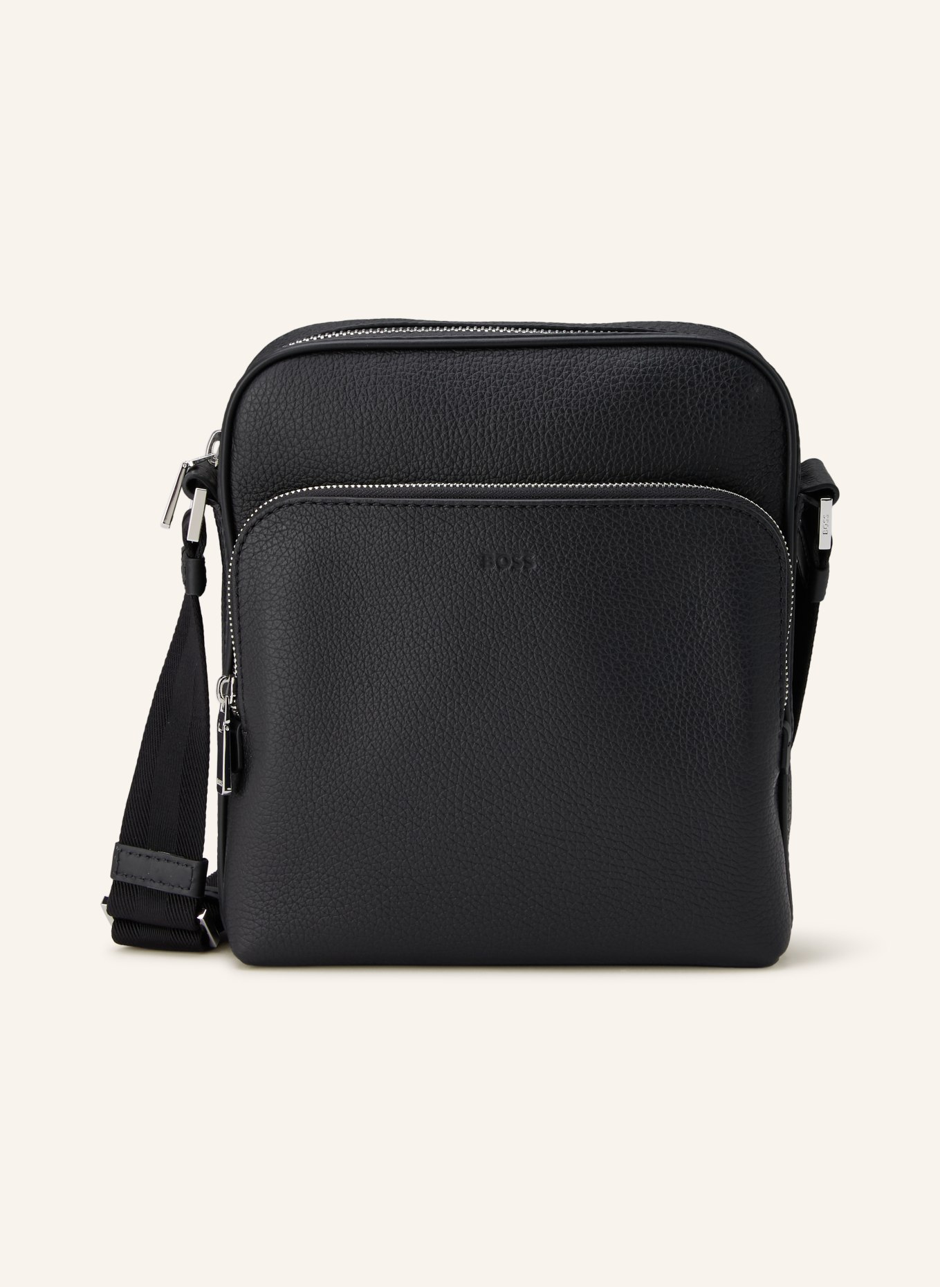 BOSS Schultertasche NEW CROSSTOWN: SCHWARZ / SILBER