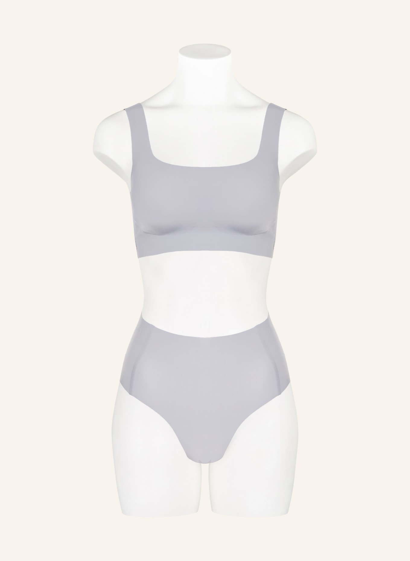 sloggi Majtki z wysokim stanem ZERO FEEL: JASNOCZARY