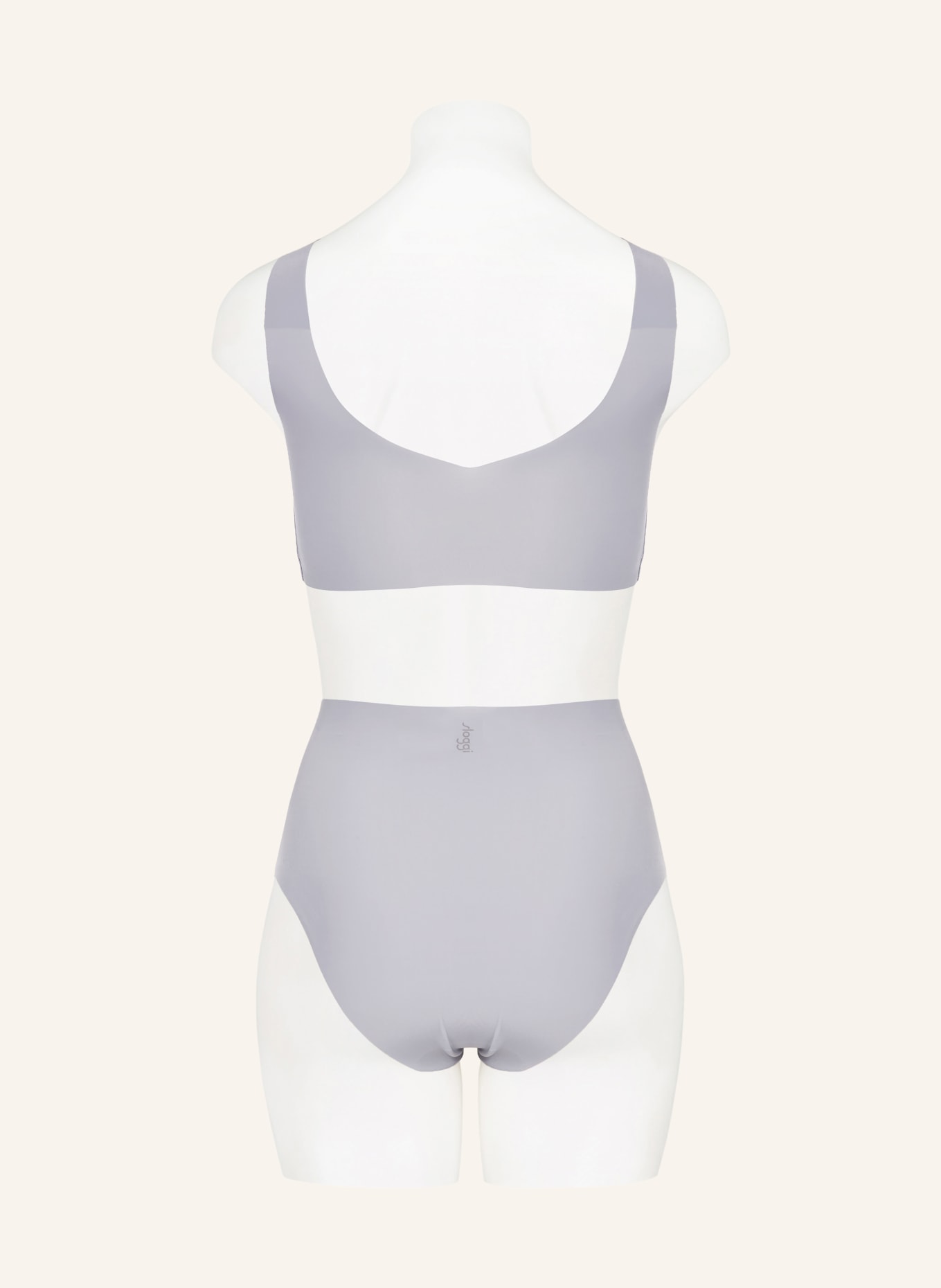 sloggi Majtki z wysokim stanem ZERO FEEL: JASNOCZARY