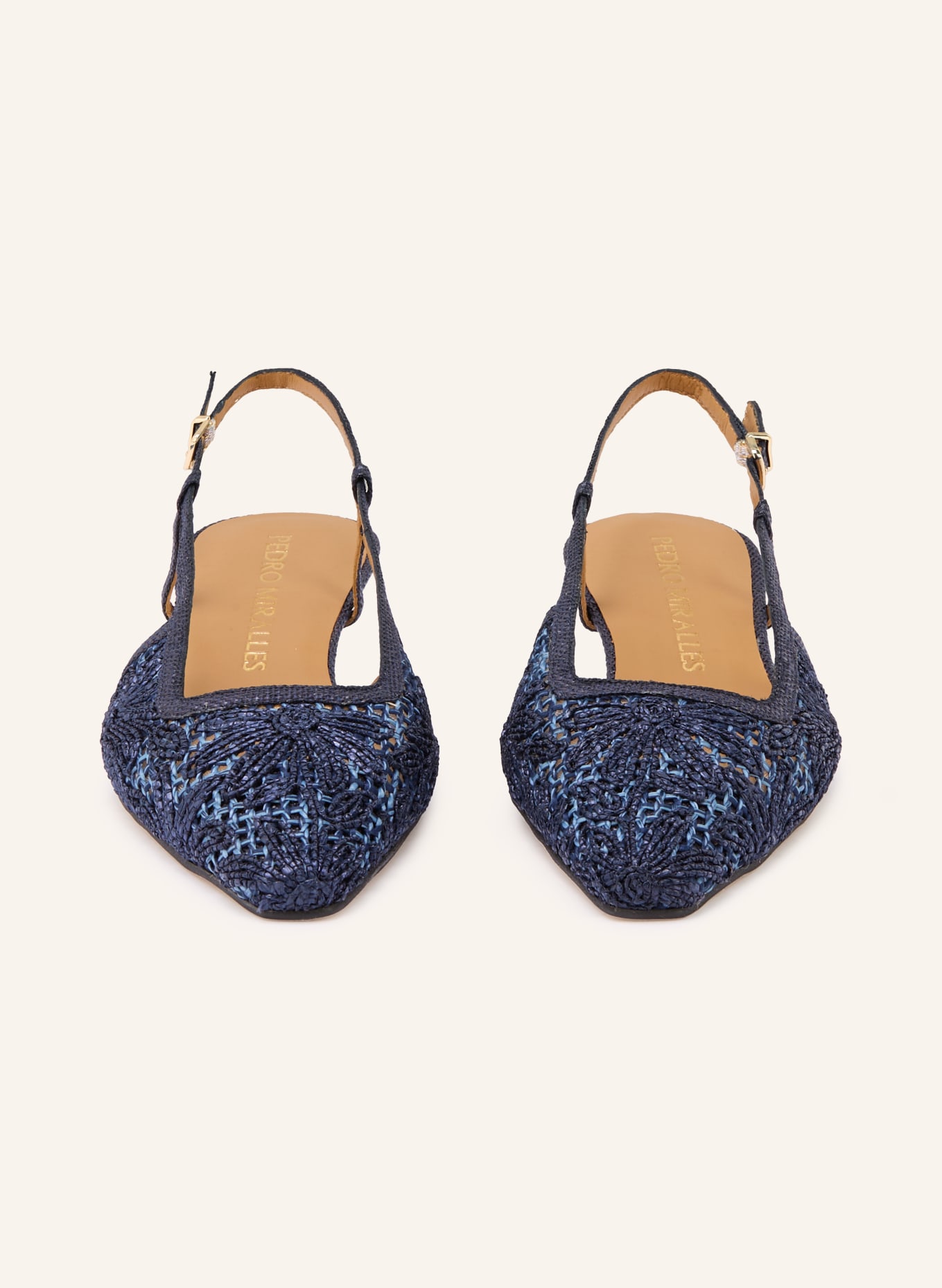 PEDRO MIRALLES Slingpumps AIRO: DUNKELBLAU / HELLBLAU