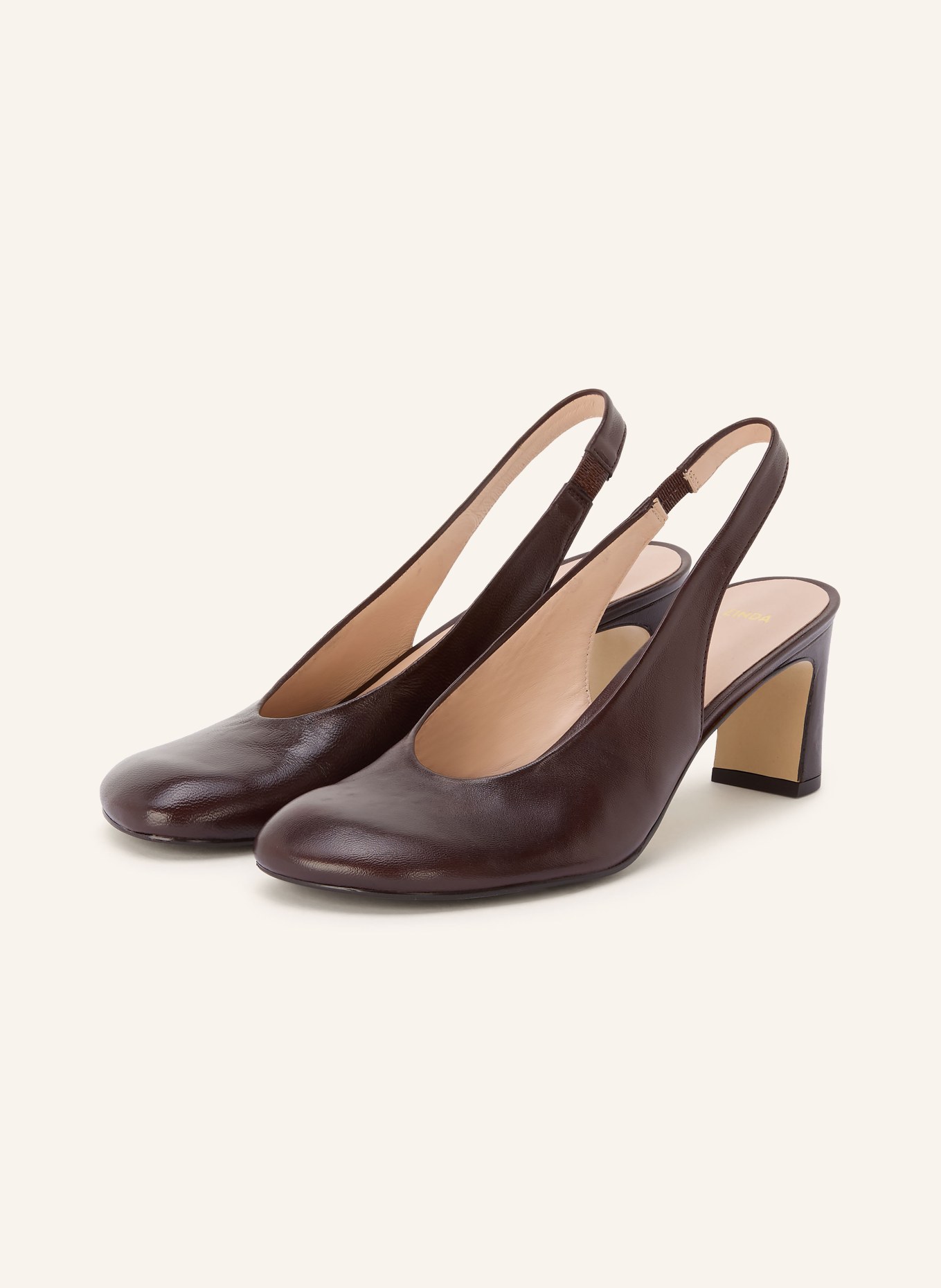 ZINDA Slingpumps MONIK: DUNKELBRAUN