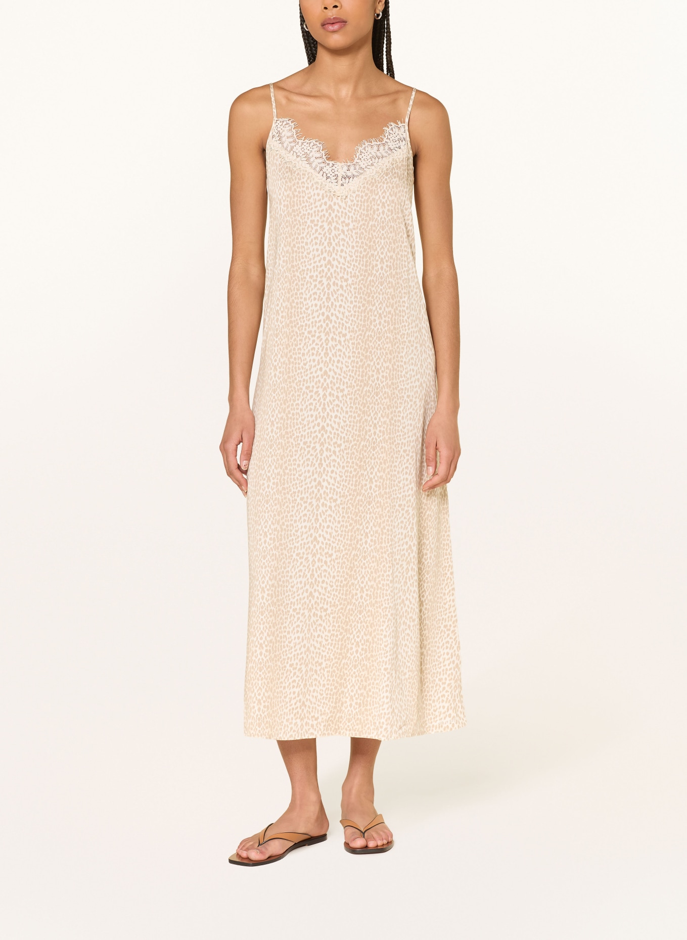 OH APRIL Kleid ALMA mit Spitze: CREME / BEIGE