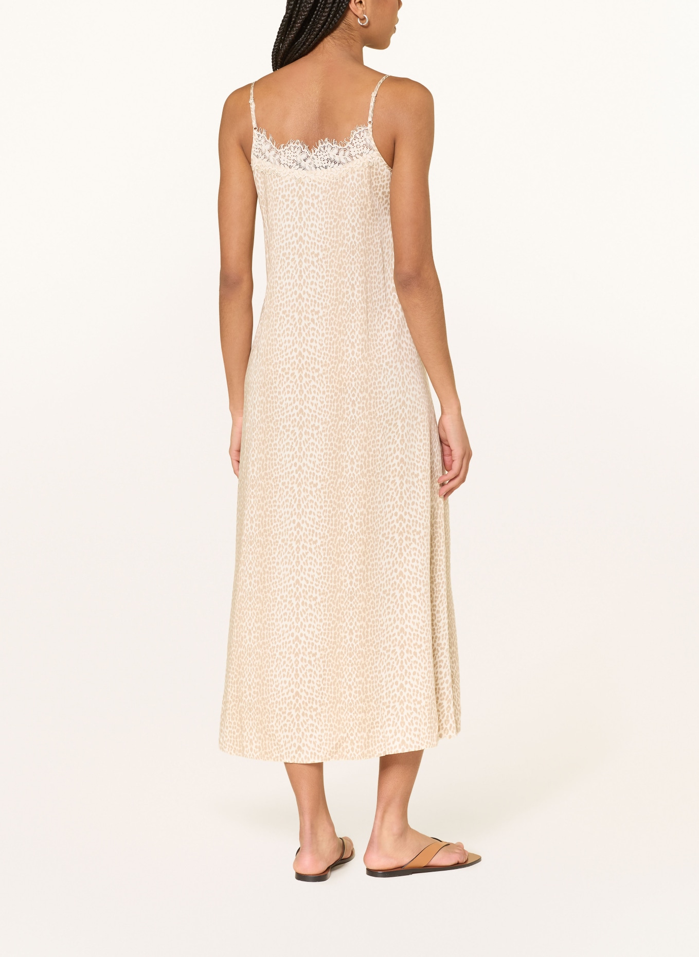 OH APRIL Kleid ALMA mit Spitze: CREME / BEIGE