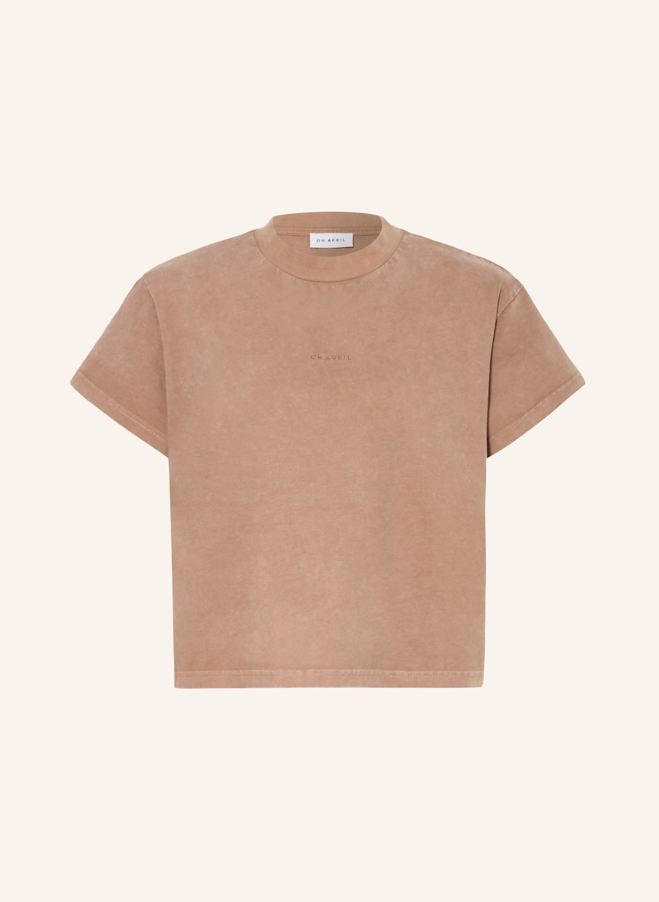 OH APRIL ELLA T-shirt: BROWN