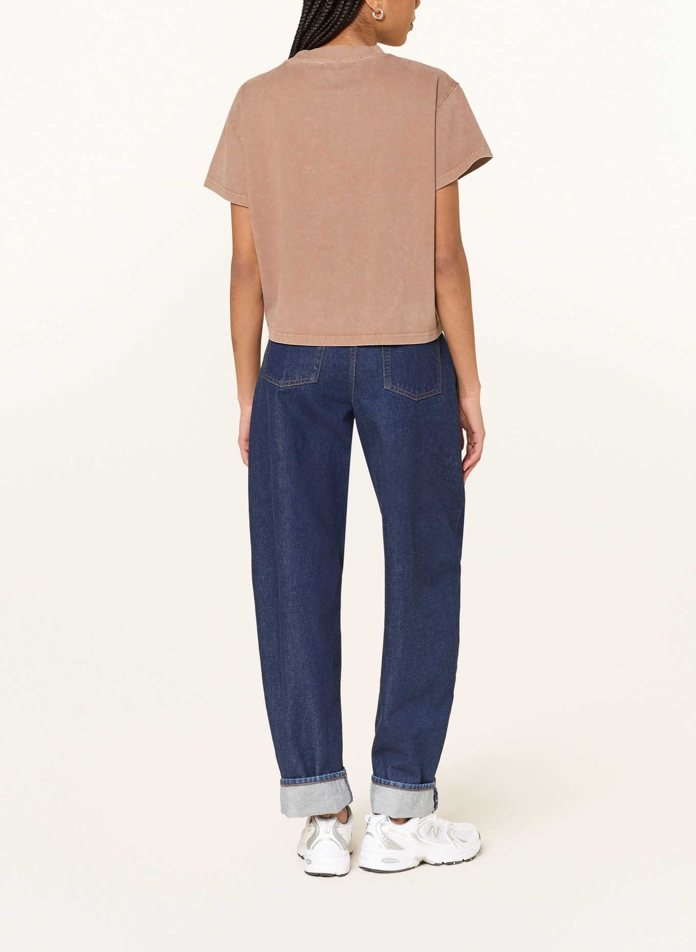 OH APRIL ELLA T-shirt: BROWN